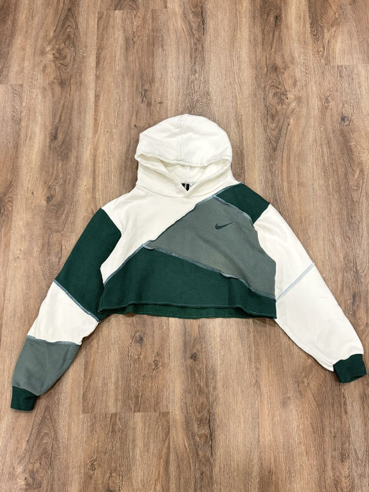 Custommade Frankie Reworked Custom Nike cropped hoodie Size XS / US 0-2 / IT 36-38 - 2 Thumbnail