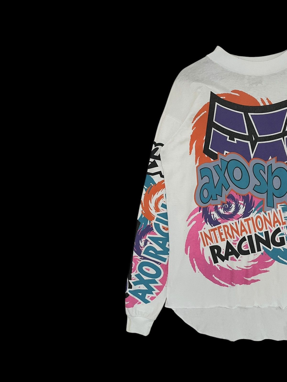 Other Vintage Brand Motor Cross Axo Racing Team T-shirt 1990s Size US M / EU 48-50 / 2 - 3 Thumbnail