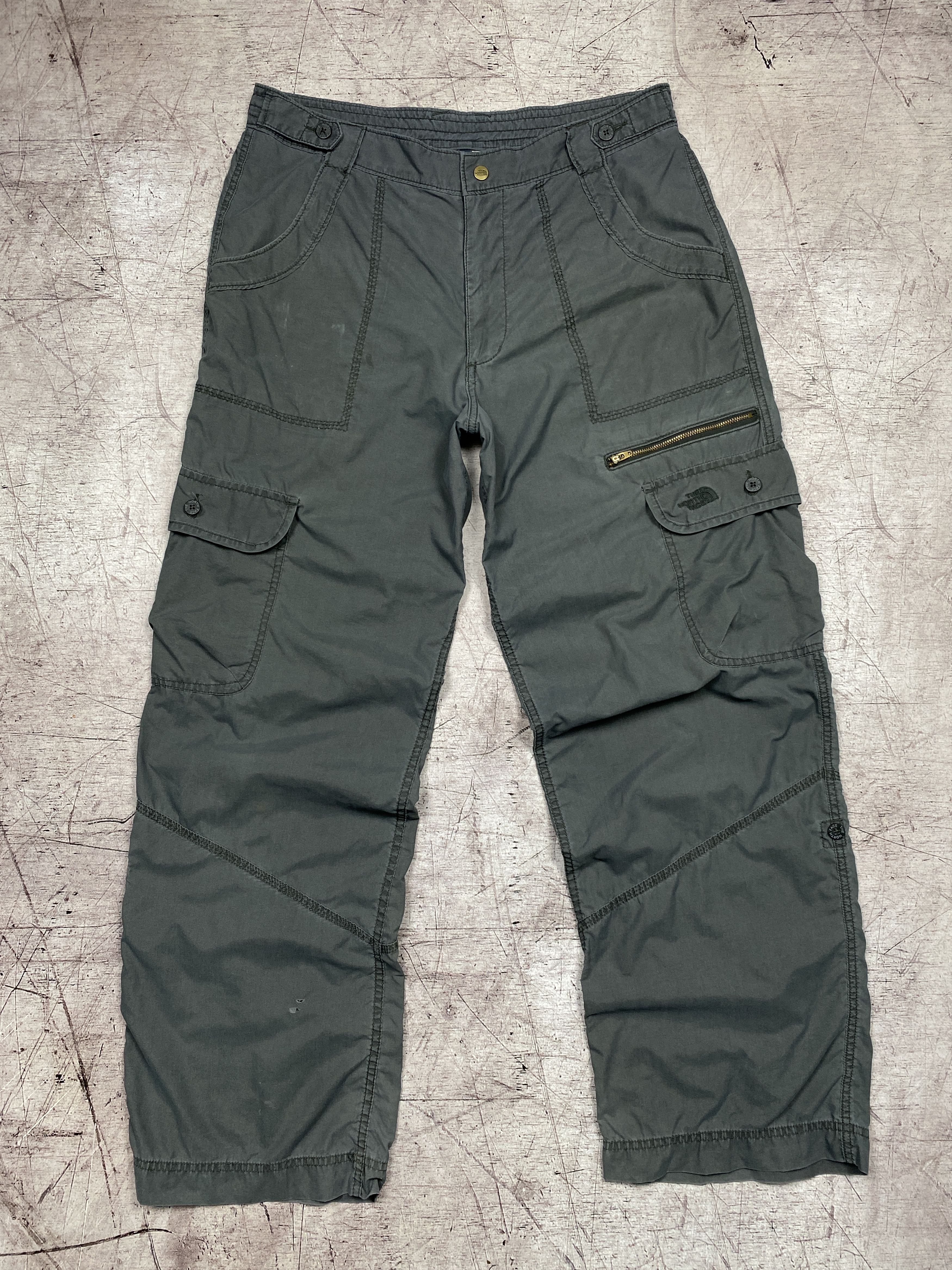 90s Bojo “ONE WORLD”　Crazy Trousers Vintage 80's Bojo One World Tan/Brown High Waisted 80s 90s