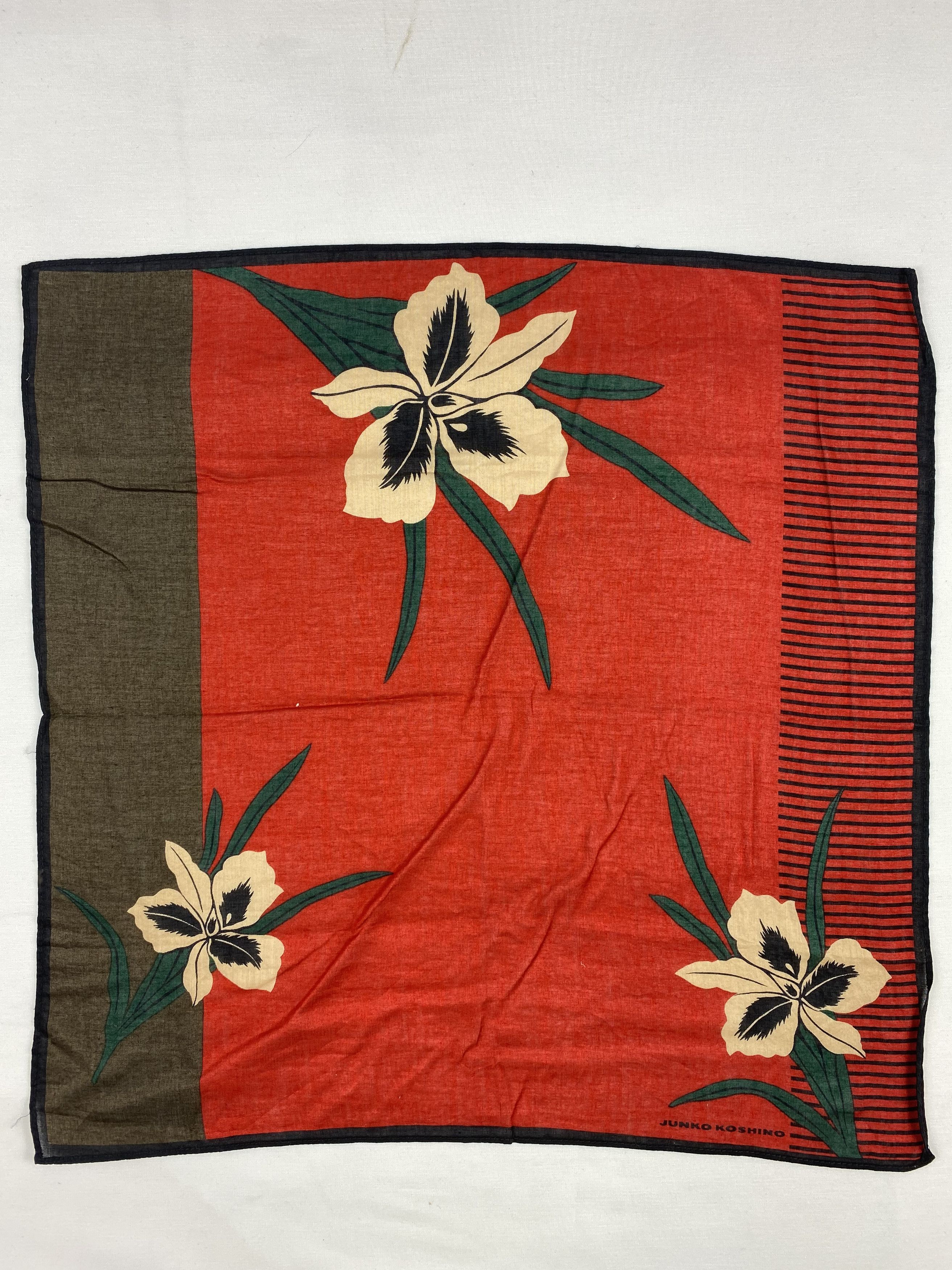 Japanese Brand × Mr. Junko × Vintage Junko Koshino Handkerchief / Bandana / Neckerchief Size ONE SIZE - 3 Thumbnail