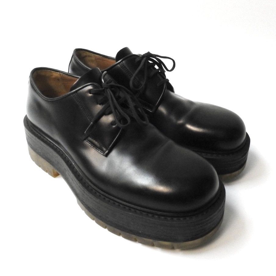 Bottega Veneta BOTTEGA VENETA STILT CHUNKY-SOLE LEATHER DERBY SHOES Size US 8.5 / EU 41-42 - 5 Thumbnail