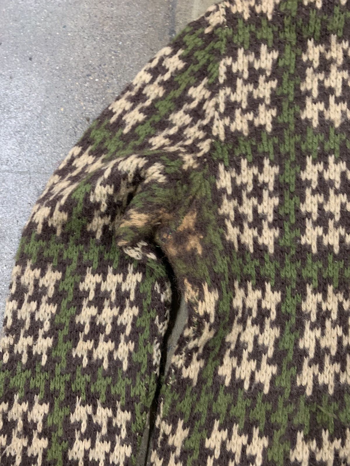Vintage 1980s Roseanna Houndstooth Check Vintage Knit Sweater Size US XS / EU 42 / 0 - 3 Thumbnail