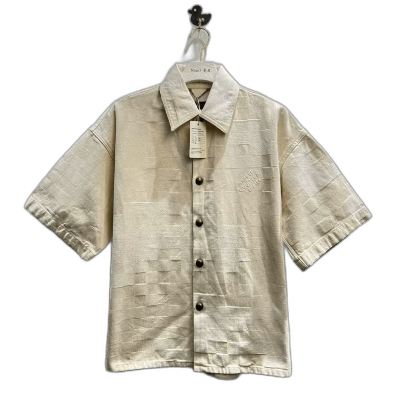 Louis Vuitton Louis Vuitton Short Sleeve Denim Shirt-yf Size US S / EU 44-46 / 1 - 1 Thumbnail