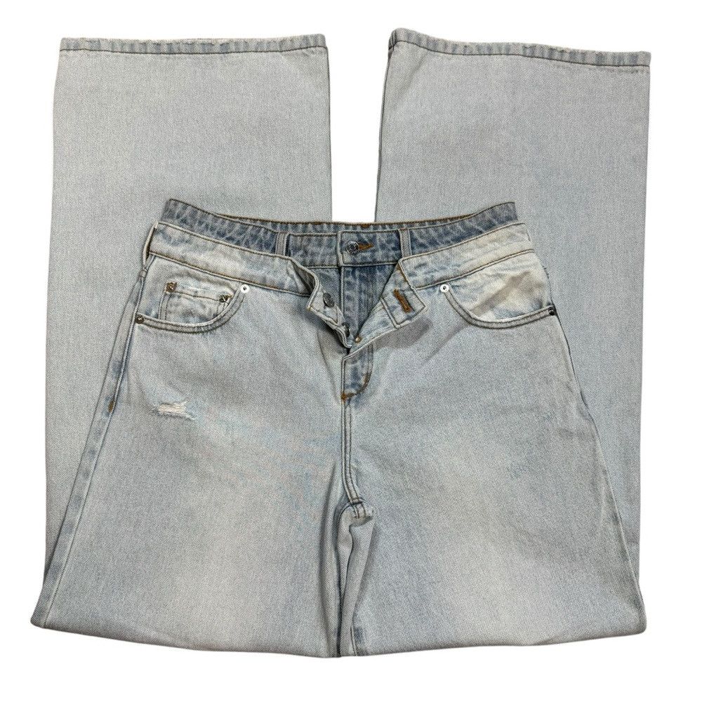 SER.O.YA NWT New $328 SER.O.YA Blythe Jeans in Skylight Size 28 Size 28" / US 6 / IT 42 - 4 Thumbnail
