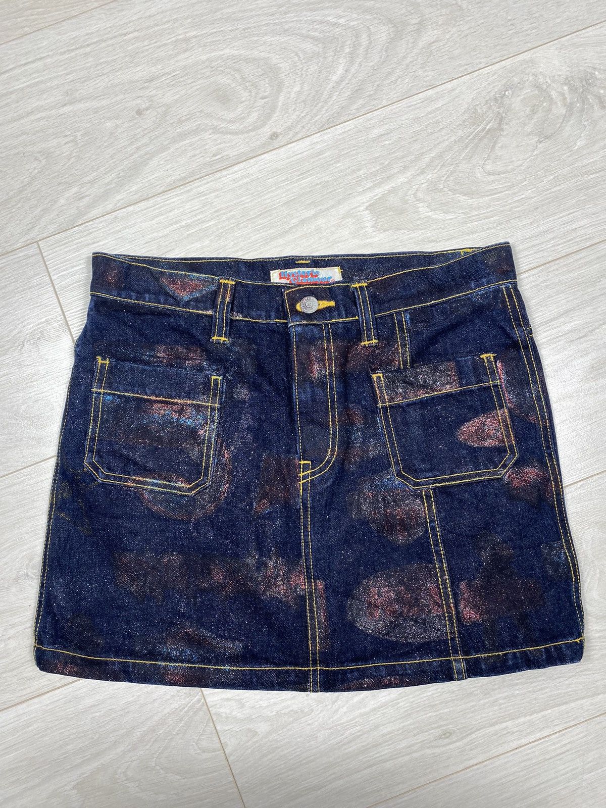 Hysteric Glamour × Japanese Brand Hysteric Glamour Jeans Skirt Size 27" / US 4 / IT 40 - 10 Thumbnail