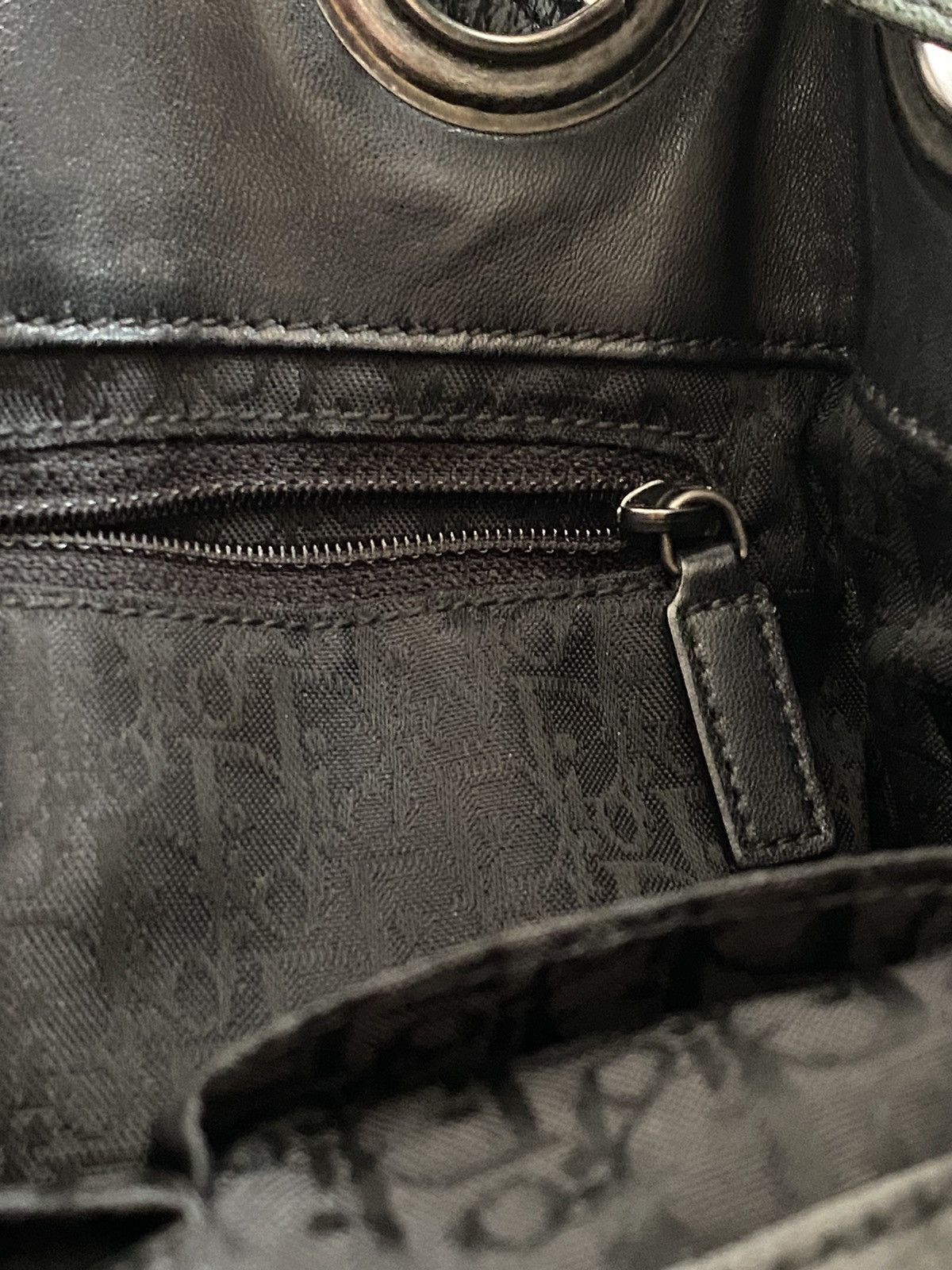 Dior × Vintage RARE‼️ AUTHENTIC DIOR CANNAGE QUILTED LAMBSKIN BUCKET BAG Size ONE SIZE - 7 Thumbnail