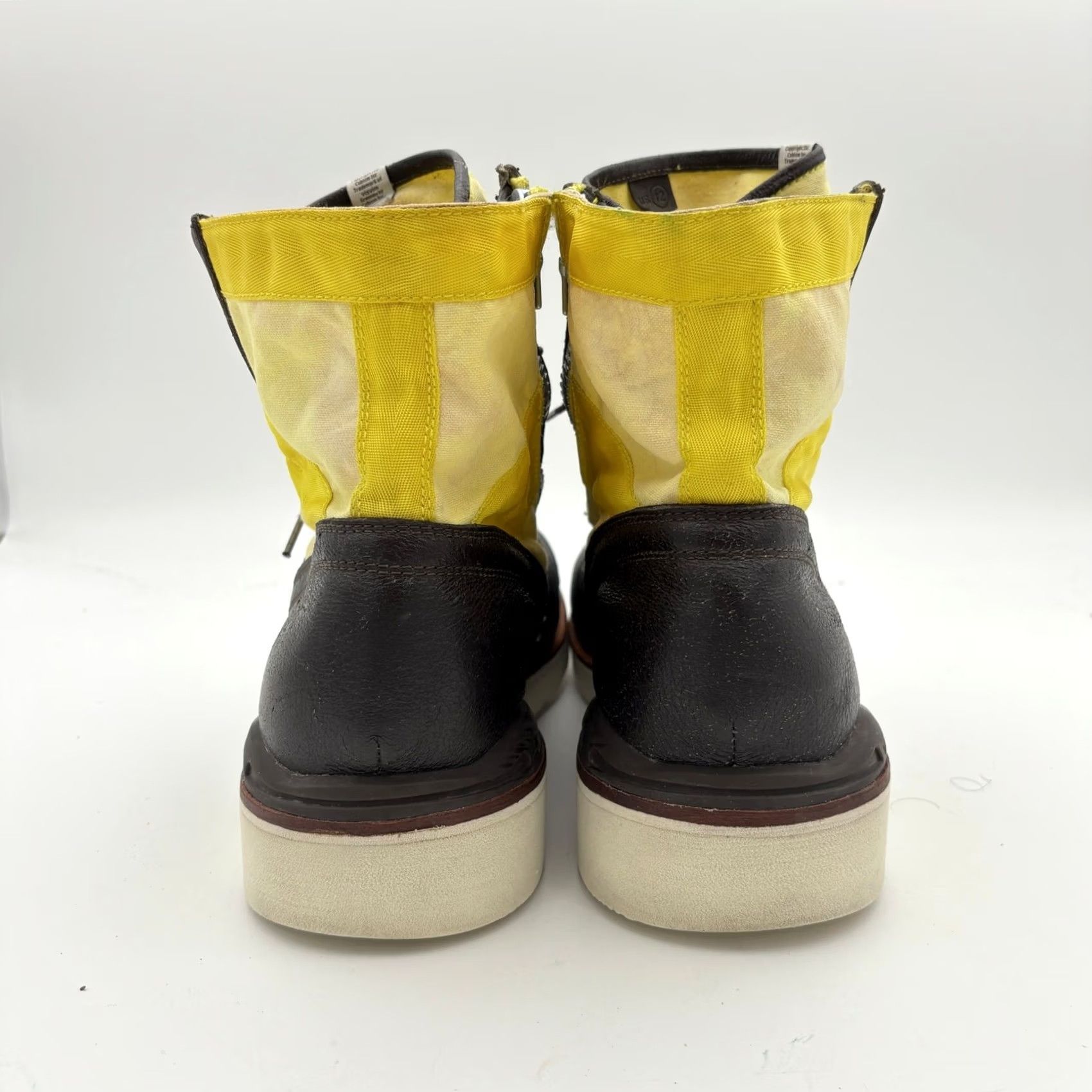Visvim Visvim 7-Hole '73 Folk Yellow Boots Men’s 12 Handmade Combat Boots Yellow Mens Size US 12 / EU 45 - 4 Thumbnail