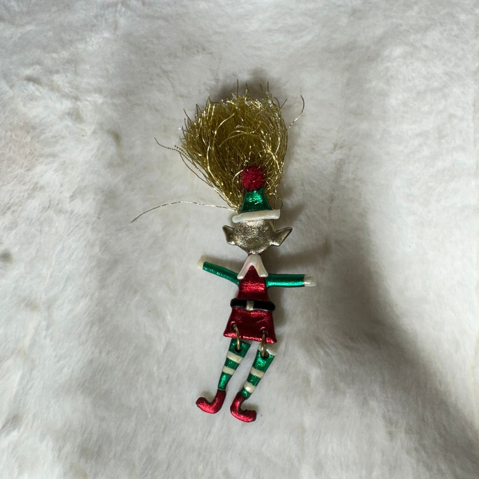 NBDN Nobrandedon Hand made elf/Christmas pin Size ONE SIZE - 2 Thumbnail