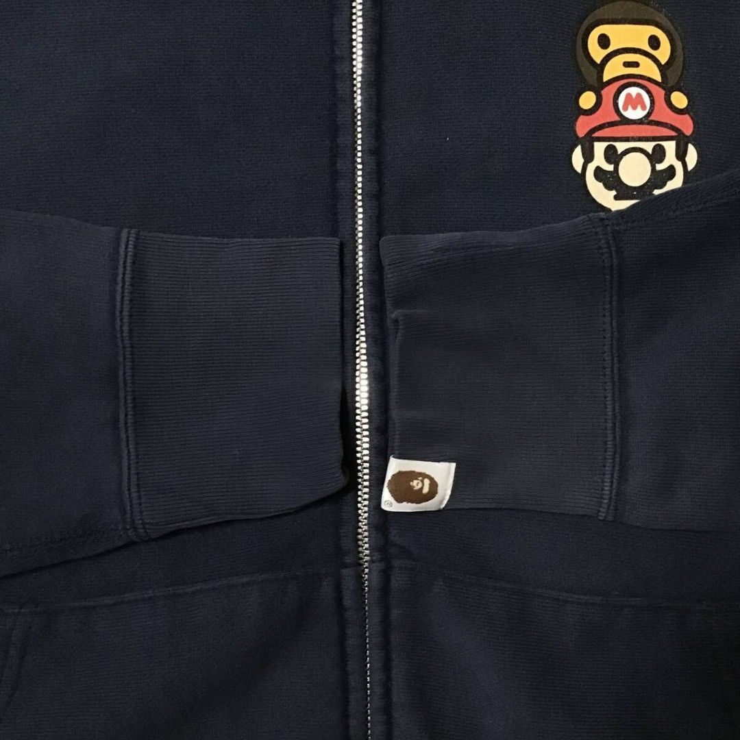 Bape BAPE × Nintendo Mario & Milo Full Zip Hoodie a bathing ape Size US S / EU 44-46 / 1 - 7 Thumbnail