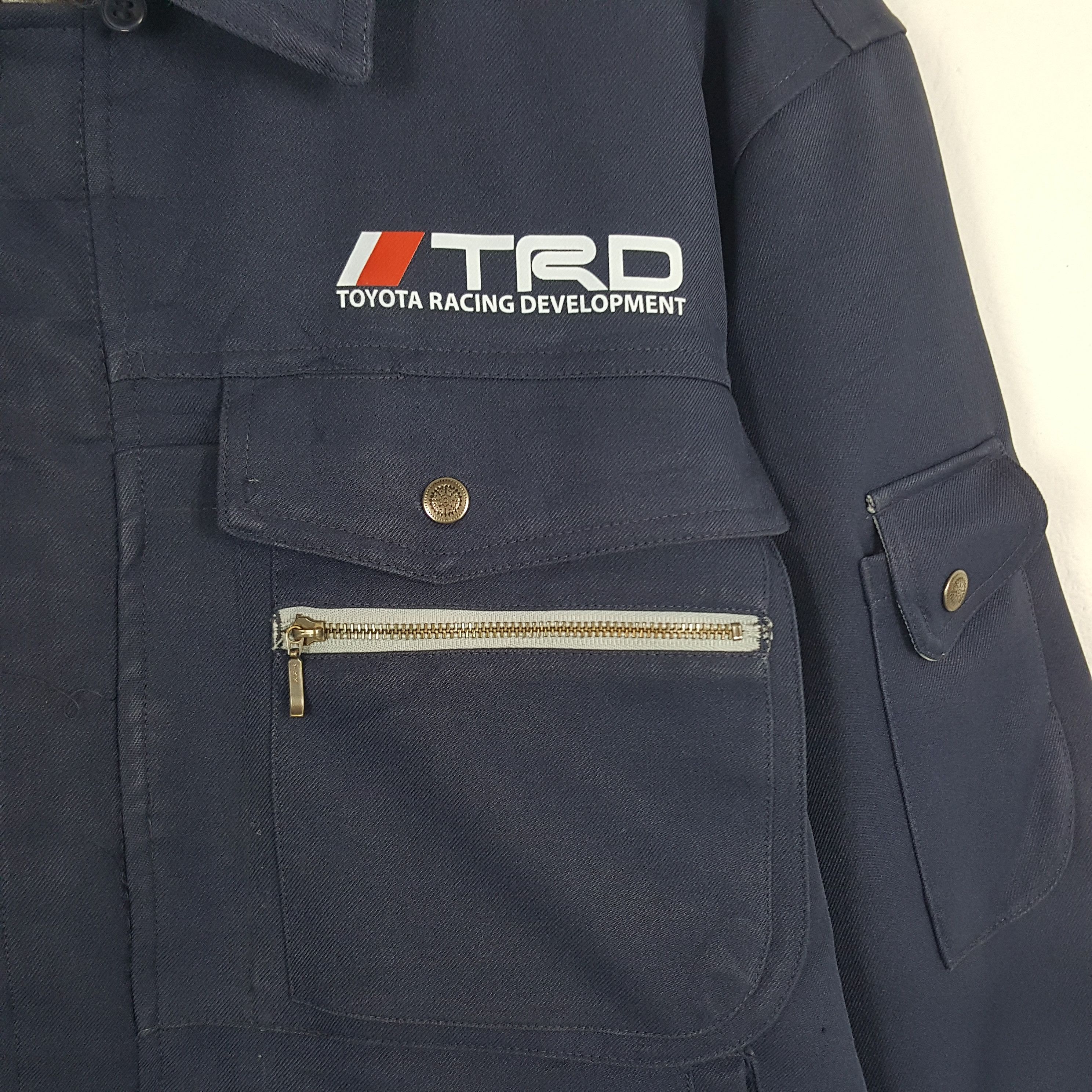 Japanese Brand × Vintage Vintage TRD Toyota Racing Worker Custom Art Winter Jacket Size US M / EU 48-50 / 2 - 4 Thumbnail