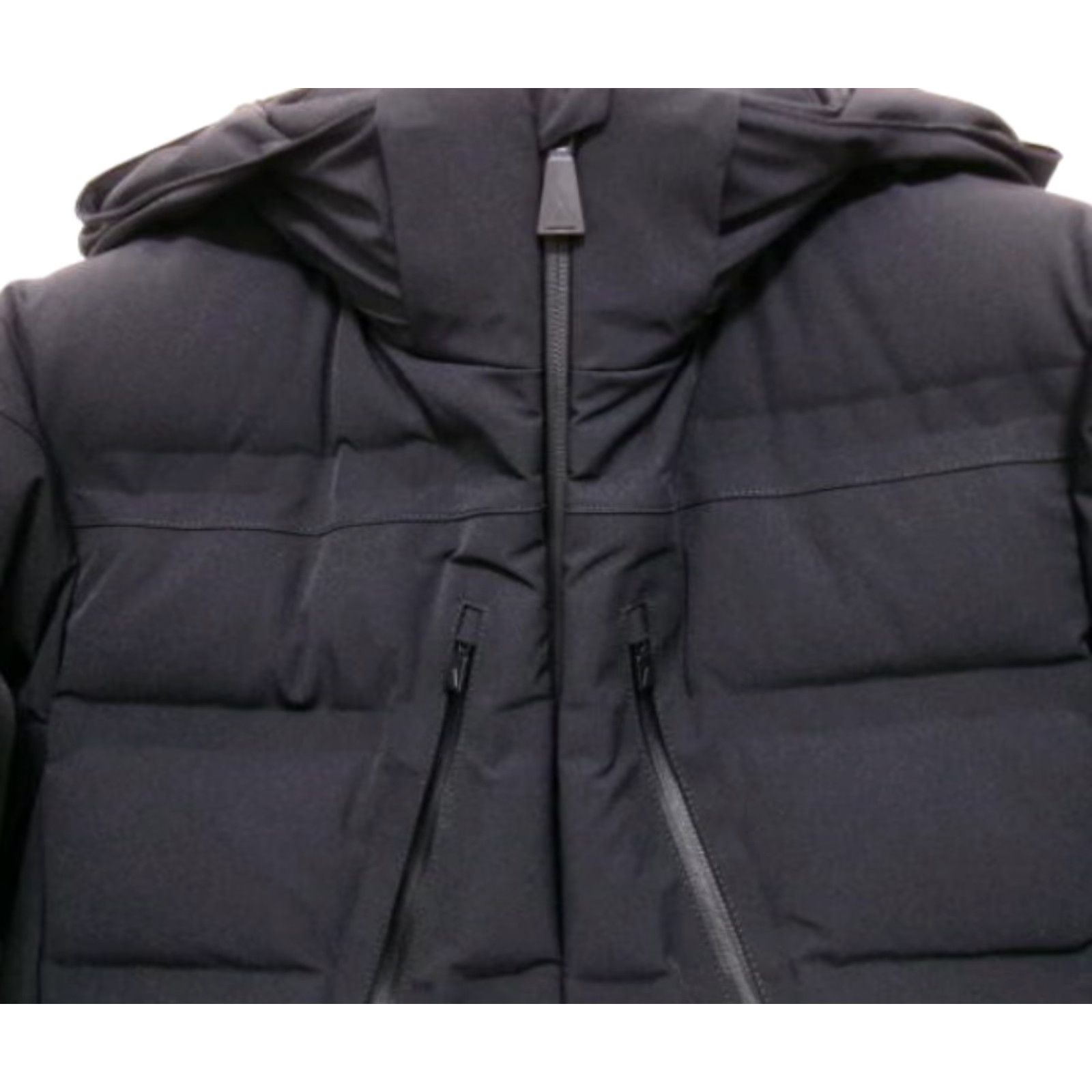 Aztech Mountain AZTECH MOUNTAIN NUKE SUIT Hooded Down Jacket Black M Mens Down Jacket Hooded Size 40R - 4 Thumbnail