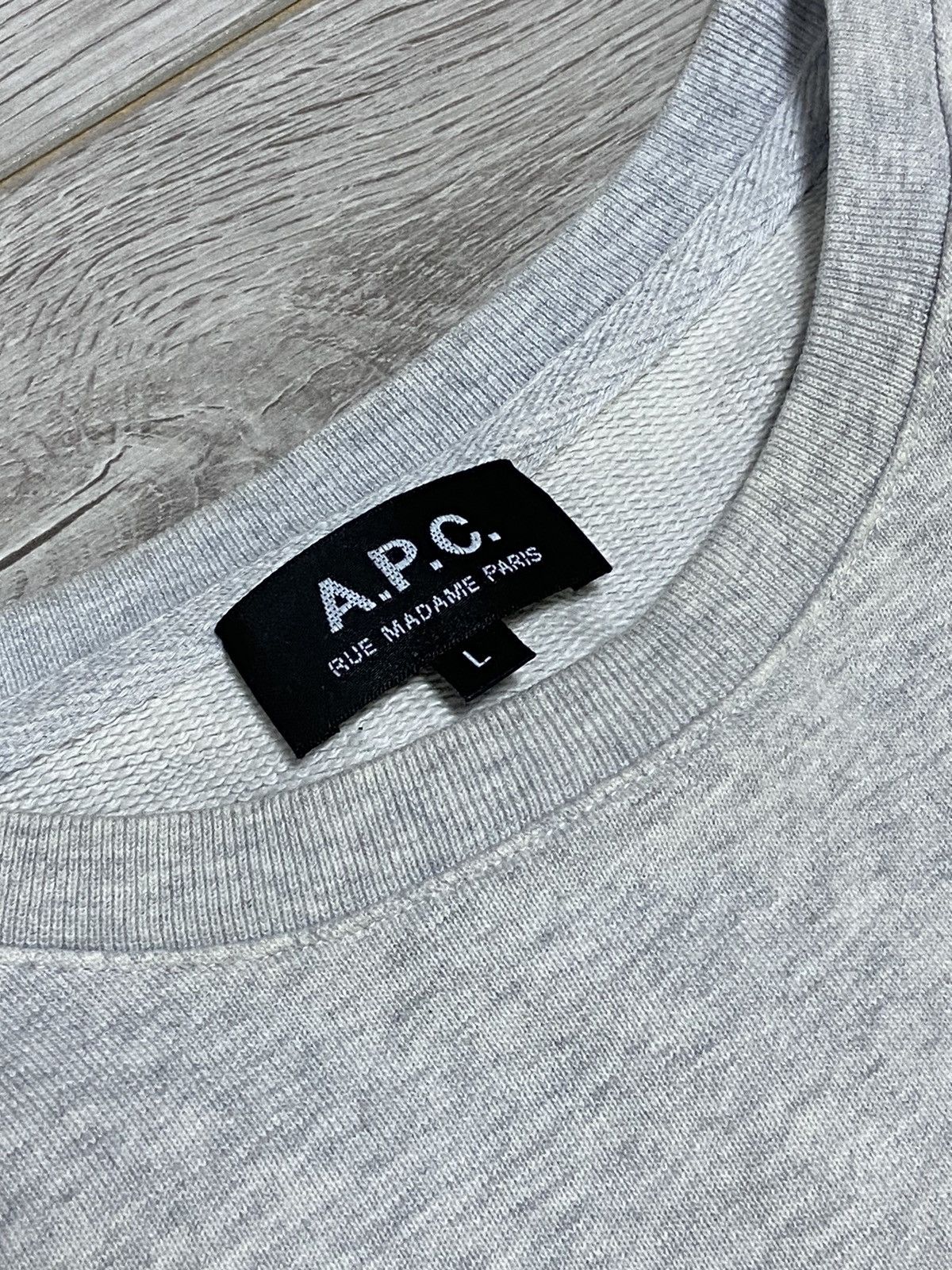 A.P.C. A.P.C. big 3D logo sweatshirt Size US L / EU 52-54 / 3 - 4 Thumbnail