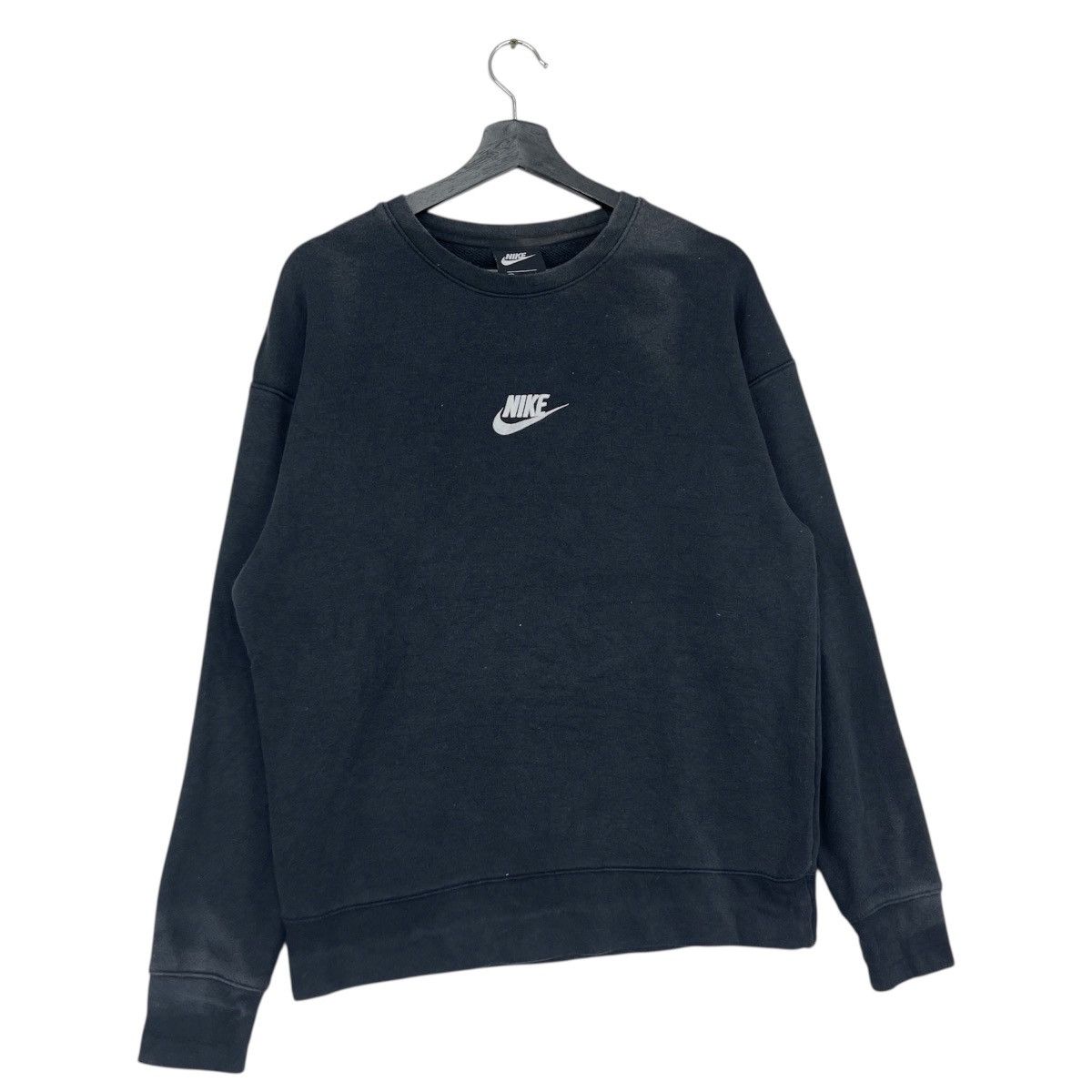 Nike Vintage Y2K Nike Black Sun Faded Sweatshirt Size US M / EU 48-50 / 2 - 3 Thumbnail