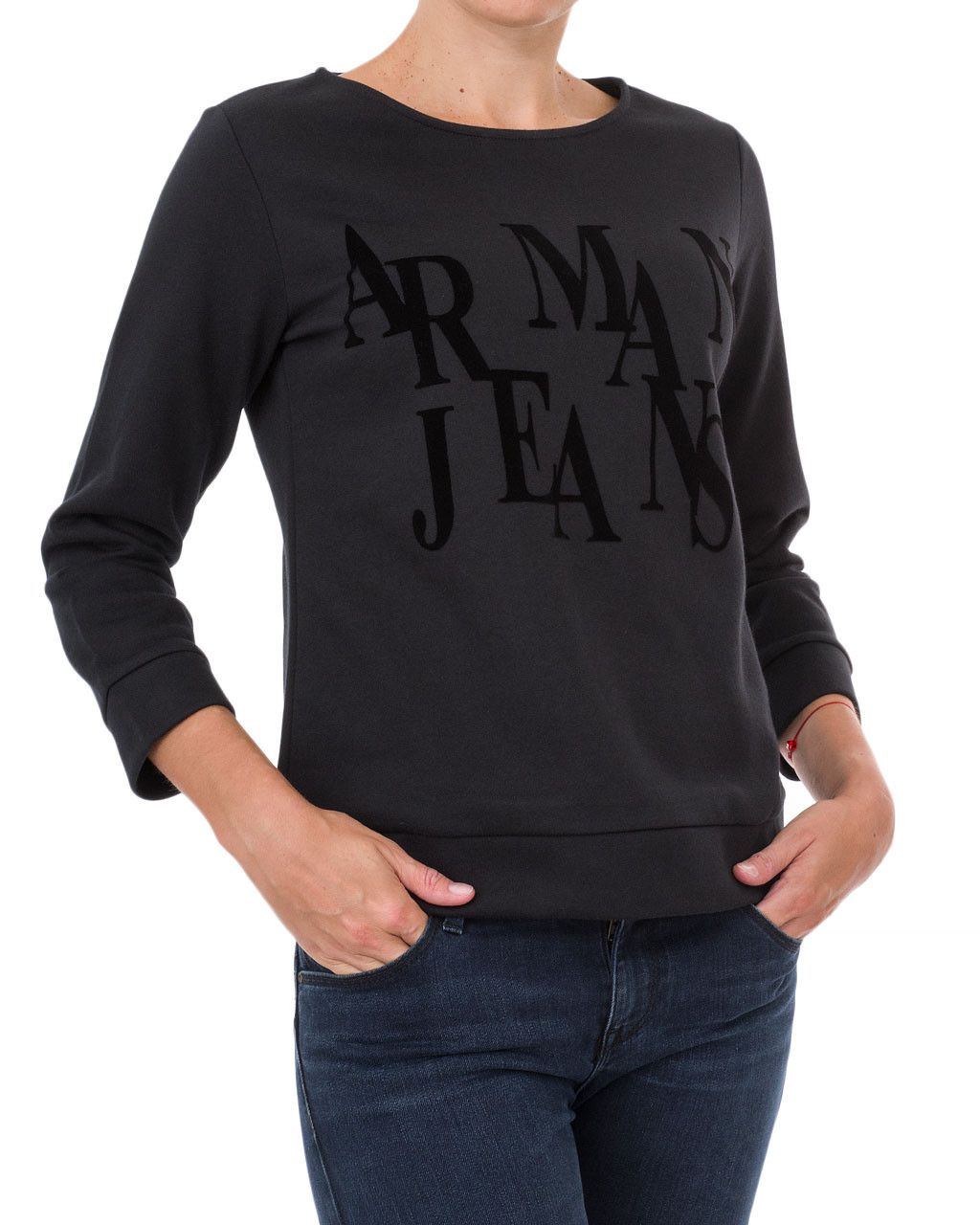 Armani Armani Jeans Black Womens Sweatshirt Vintage Longsleeve Size M / US 6-8 / IT 42-44 - 16 Thumbnail