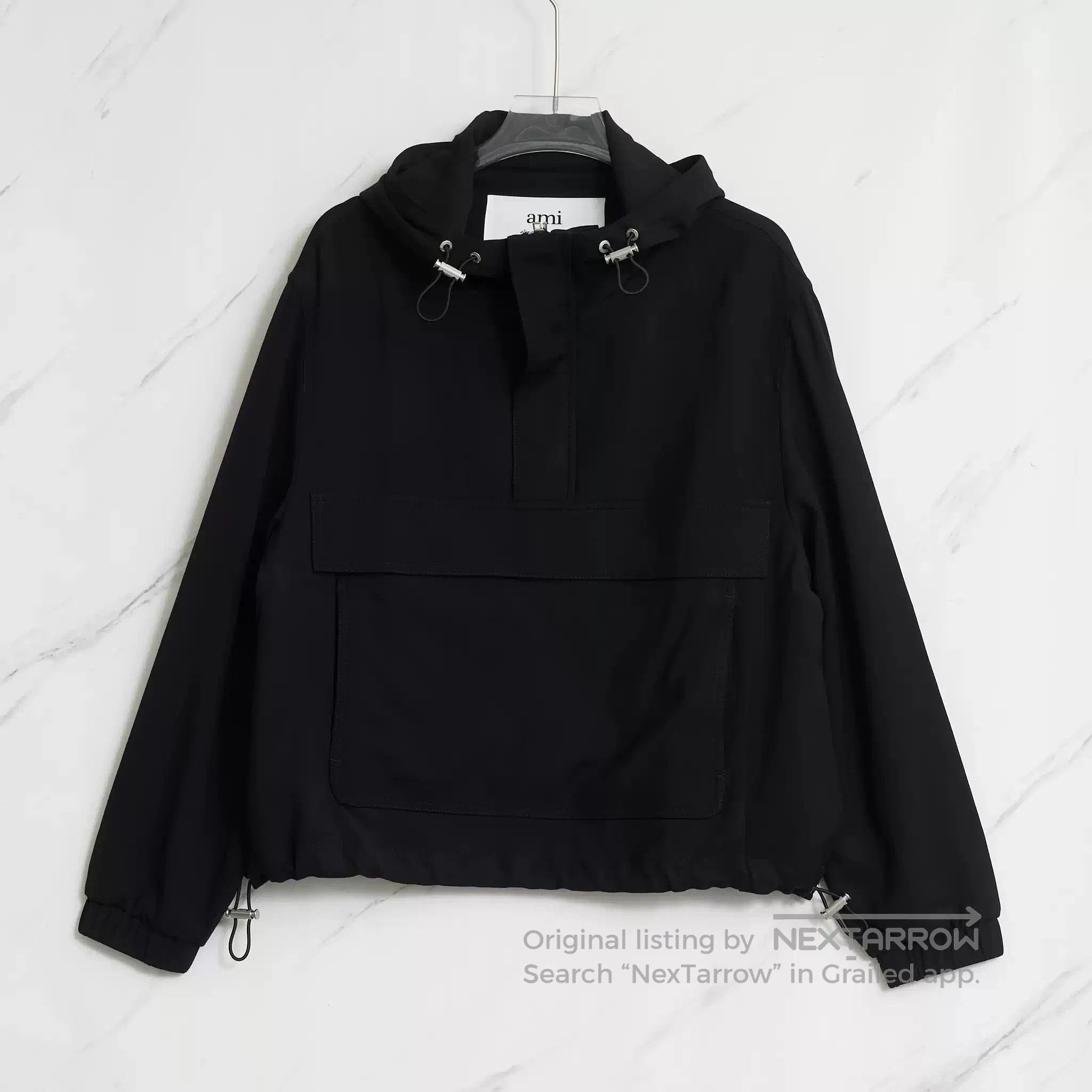 AMI Authentic Ami Paris Men's Half-Zip Hoodie. Size US M / EU 48-50 / 2 - 1 Thumbnail