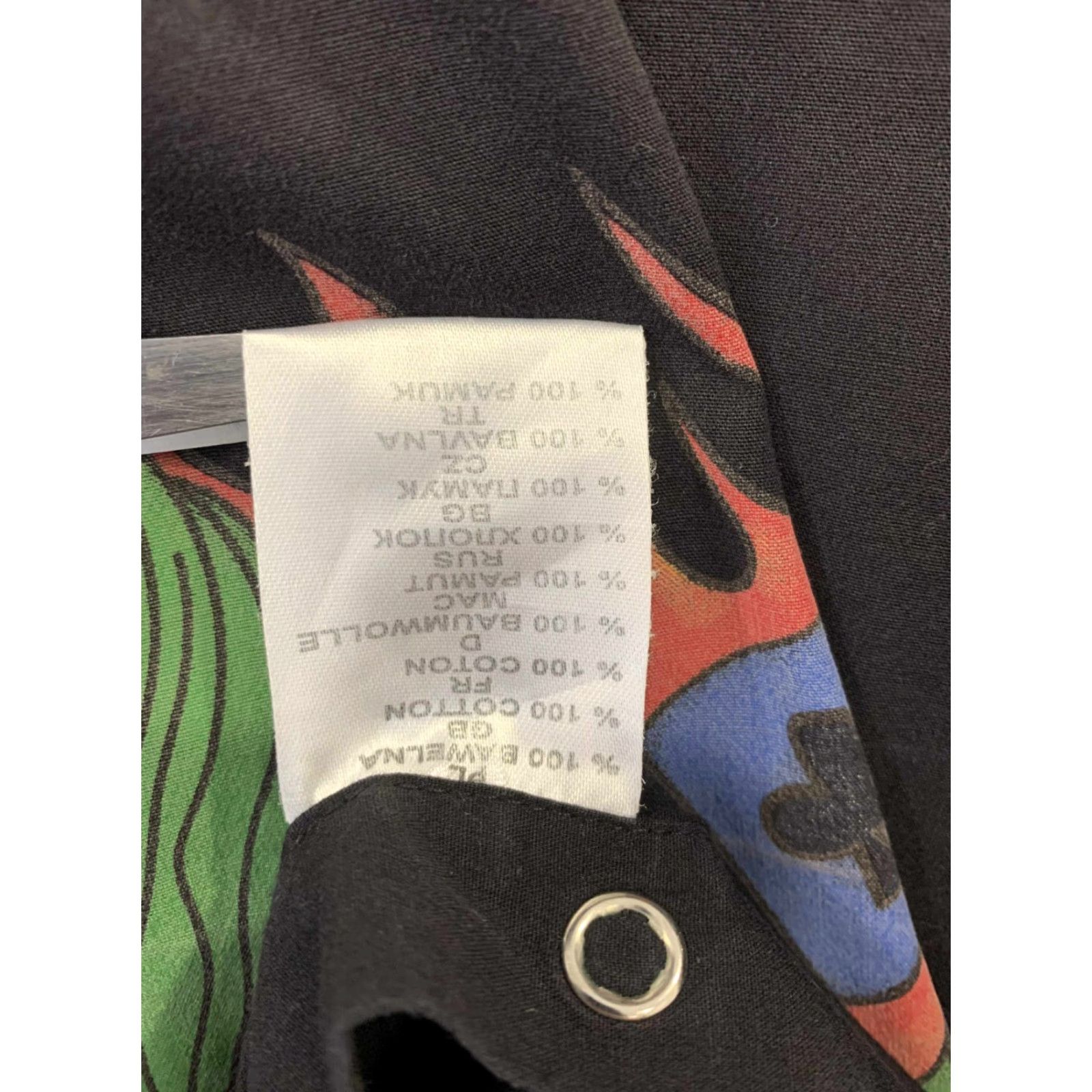 Ed Hardy Ed Hardy by Christian Audigier Men’s Button-Down Shirt 3XL Black Skull Flames Biker Graphic Shirt Mens Size US XXL / EU 58 / 5 - 5 Thumbnail