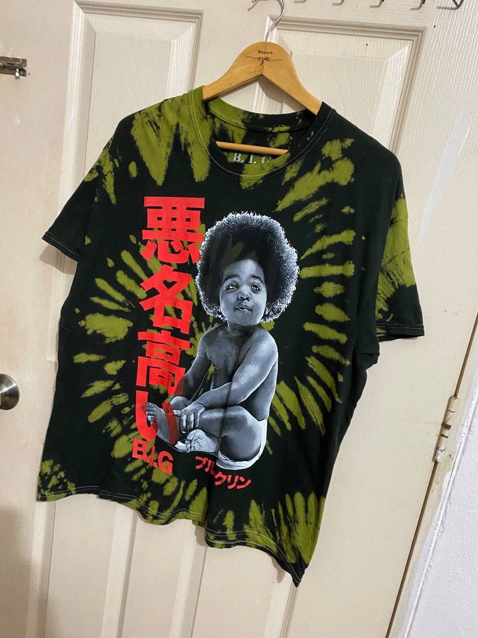 Rap Tees Vintage Y2K Notorious Big Tie Dye Shirt Size US XL / EU 56 / 4 - 2 Thumbnail