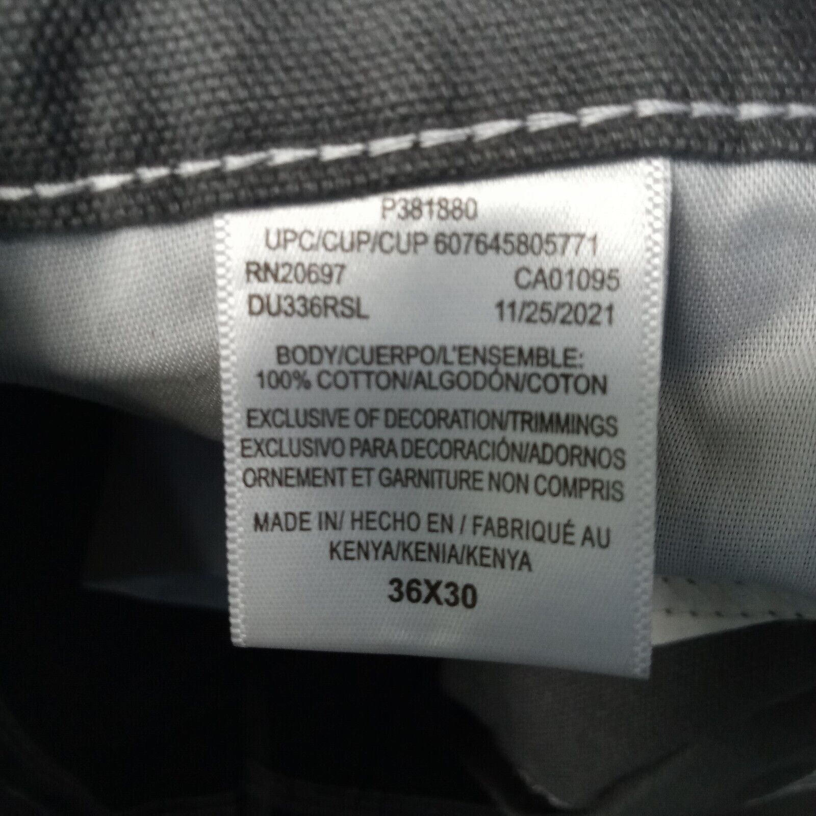 Dickies Dickies Carpenter Jeans Mens 36x30 Gray Relaxed Fit Straight Size US 36 / EU 52 - 4 Thumbnail