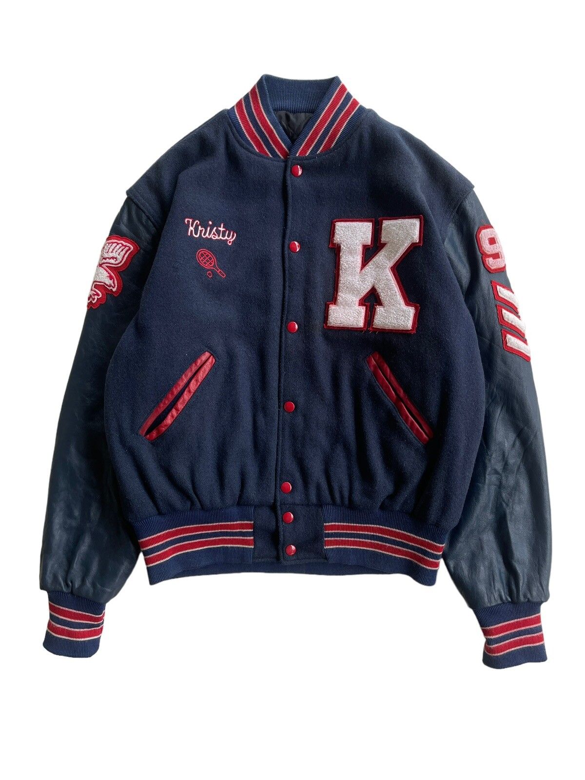 Vintage Vintage 70s Delong Kennedy Varsity Jacket Size US M / EU 48-50 / 2 - 1 Preview