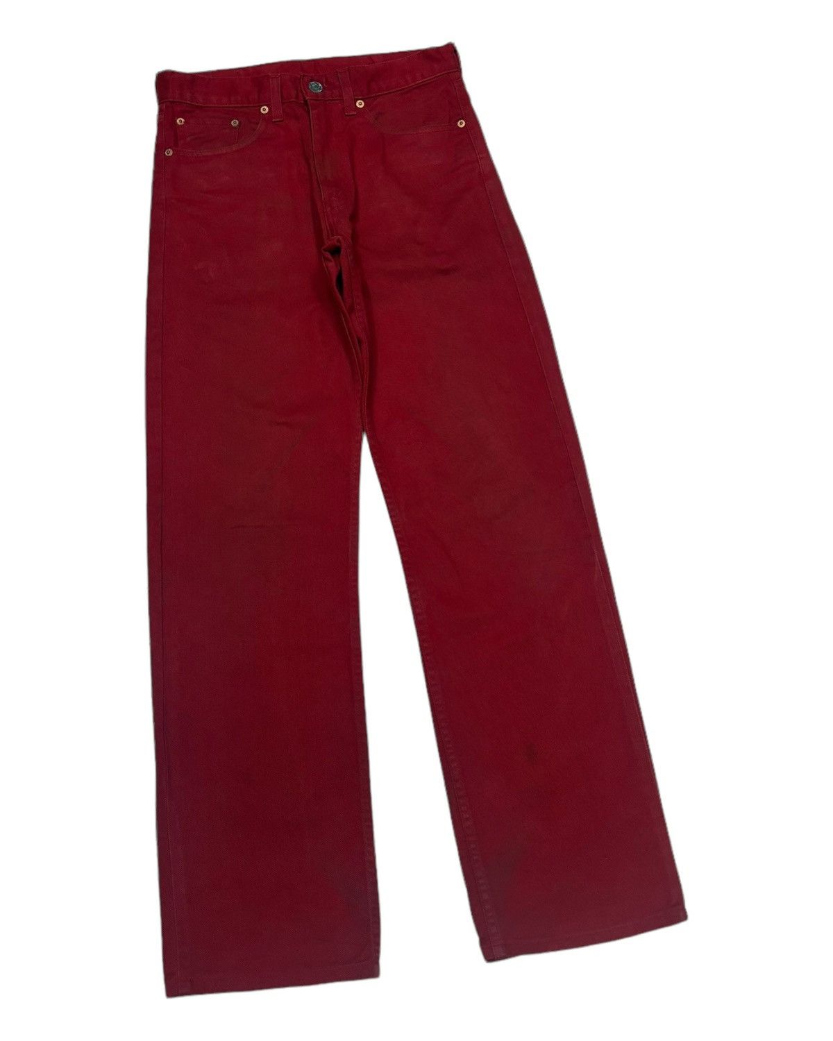 Japanese Brand RARE💥 LEVIS 508 RED DENIM JEANS Size US 30 / EU 46 - 3 Thumbnail