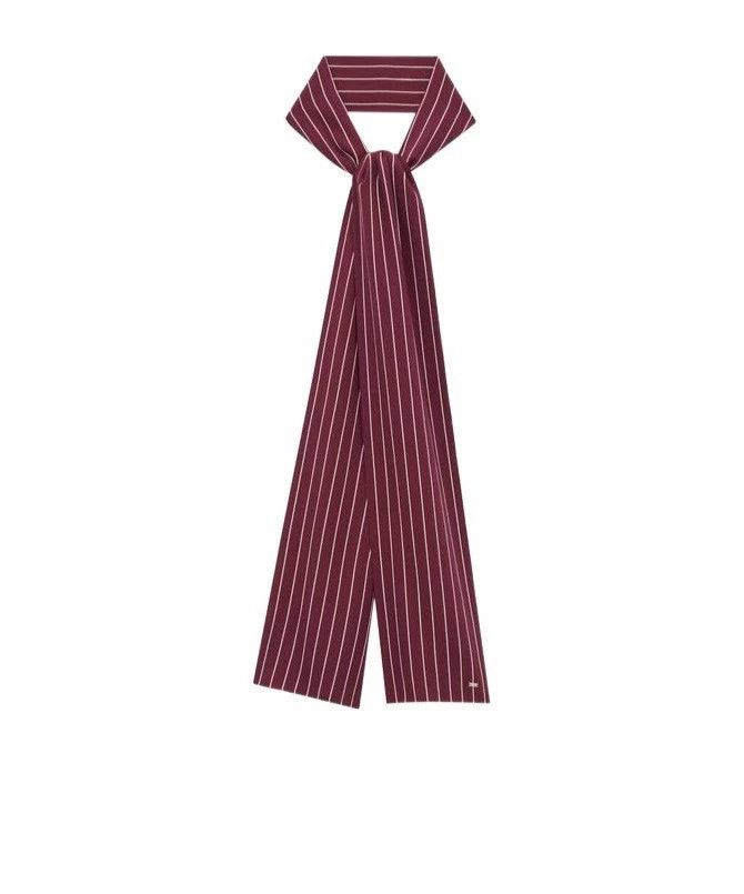 Saint laurent paris 25 SS red striped bow tie 2506-Nextarro