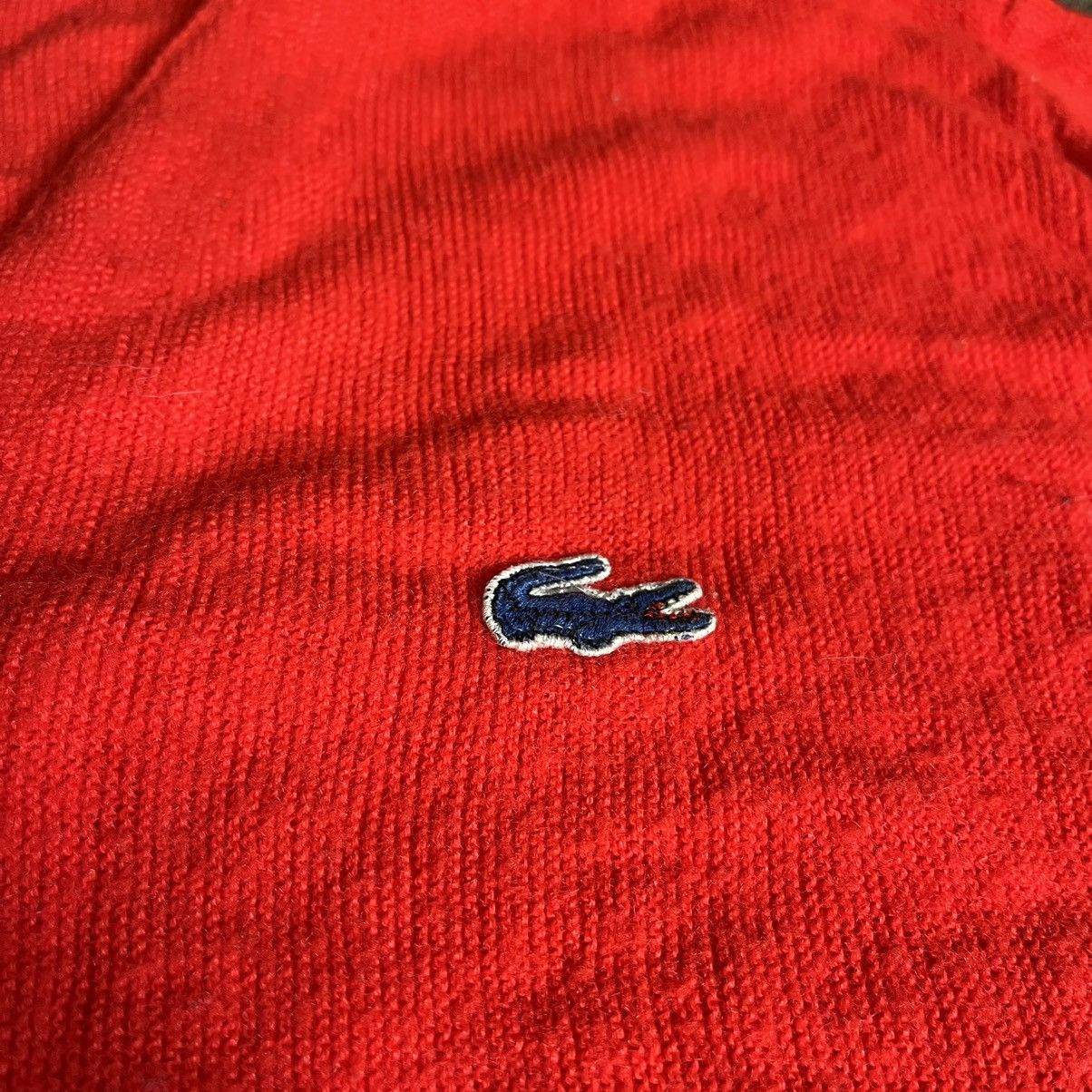 Lacoste Vintage 1960s Lacoste Haymaker Acrylic Cardigan Sweater Red Size US S / EU 44-46 / 1 - 4 Thumbnail