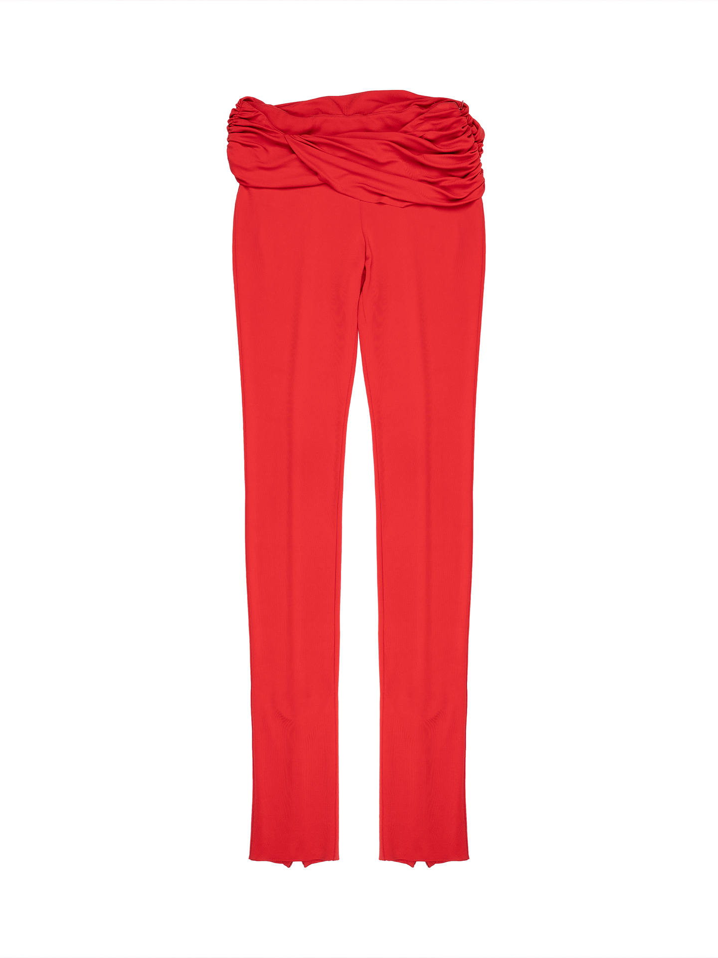 Blumarine Blumarine ruched low-rise viscose pants Size 26" / US 2 / IT 38 - 1 Thumbnail