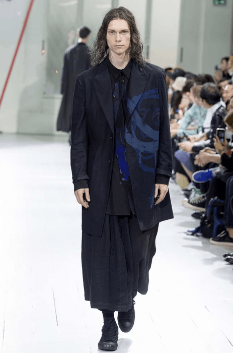 Yohji Yamamoto POUR HOMME Wool Gabardine Hakama Pants (Trousers