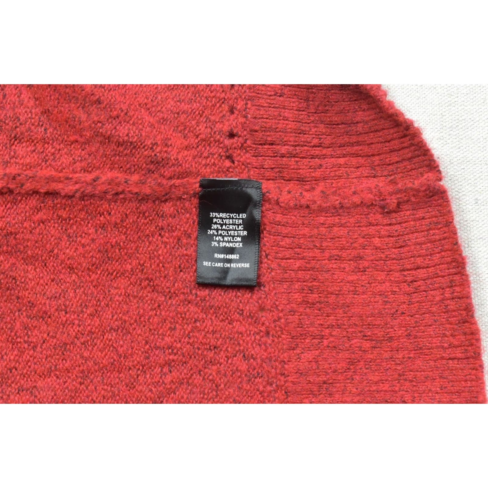 Torrid Torrid Cardigan Sweater V-Neck Button Front Oversized Red Heart Rhinestone Plus Size 5 Women Clothing Size S / US 4 / IT 40 - 7 Thumbnail
