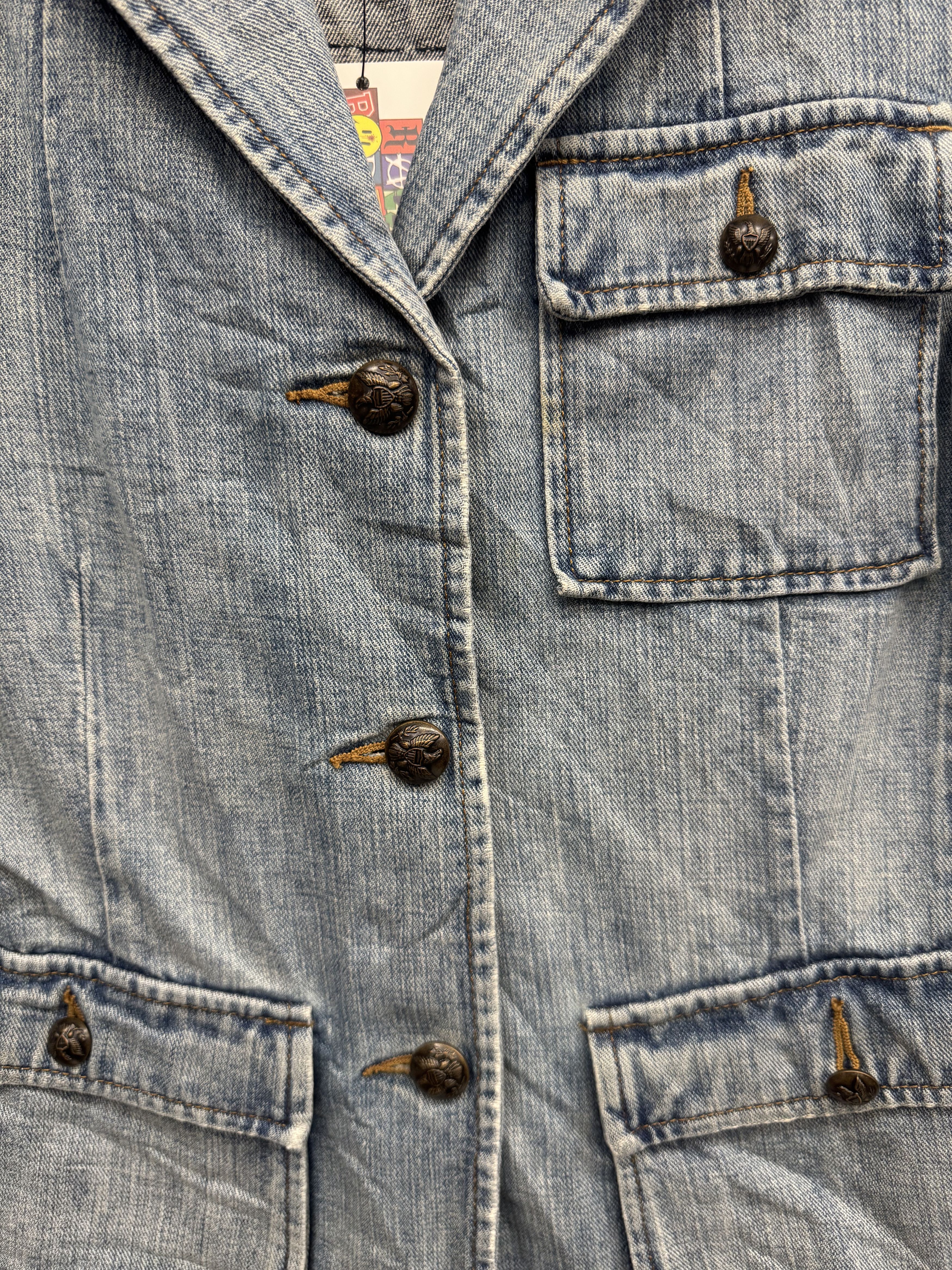 Ralph Lauren Vintage Ralph Lauren Denim Blazer Size M / US 6-8 / IT 42-44 - 2 Thumbnail