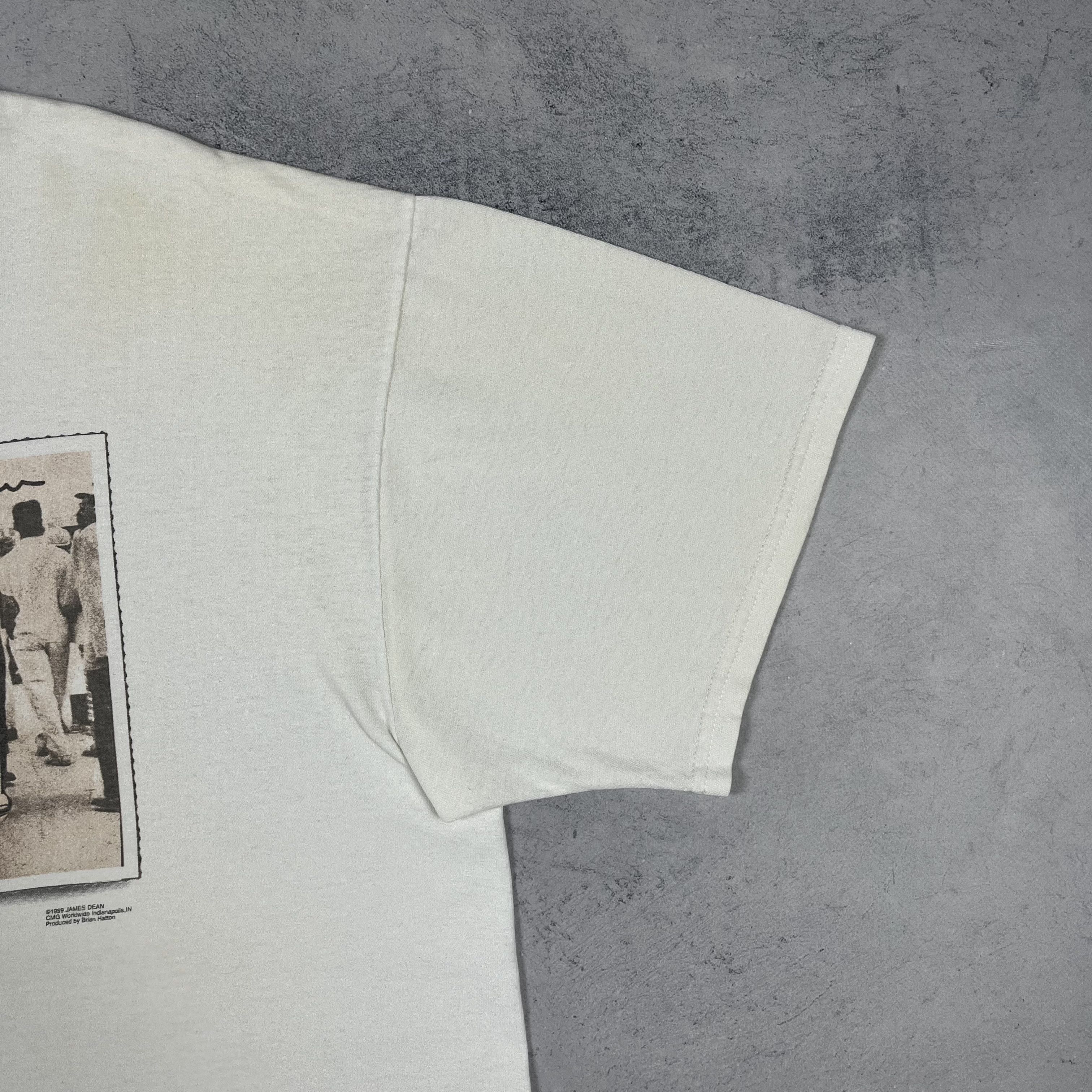 Vintage Vintage James Dean Movie Actor T Shirt 1999 Size US XL / EU 56 / 4 - 14 Thumbnail