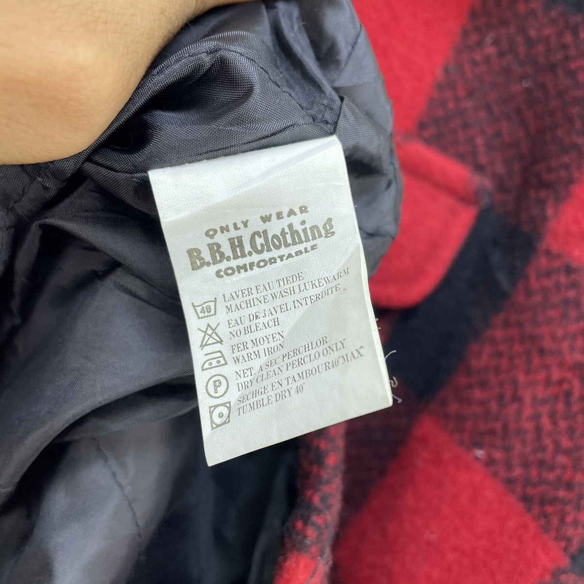 Vintage 🔥Japanese Brand Only Wear BBH co Buffalo Checks Jacket Size US M / EU 48-50 / 2 - 7 Thumbnail