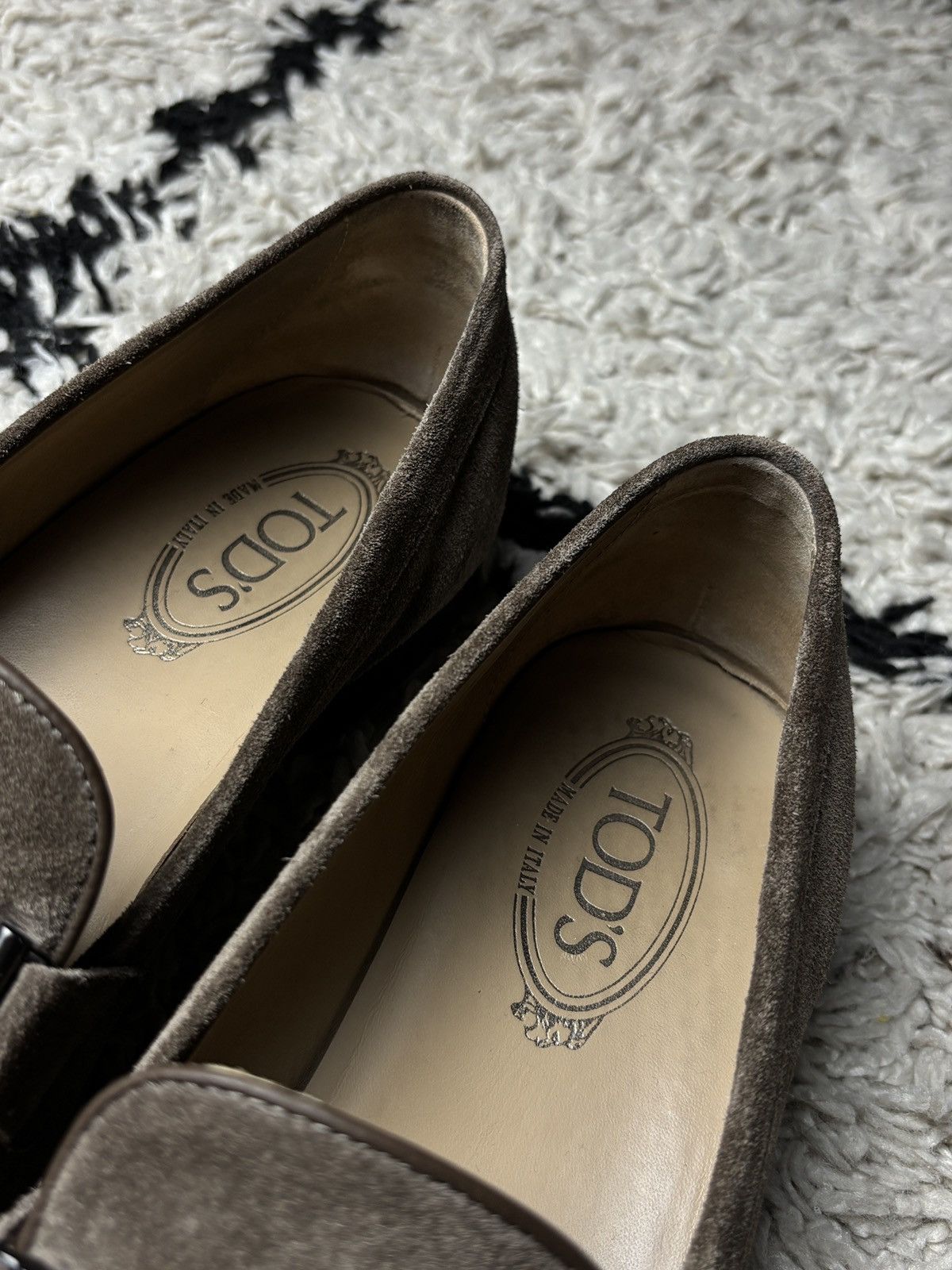 Tod's Tod’s Suede Loafers Vintage Double T Mocassino Leather Size US 8 / EU 41 - 8 Thumbnail