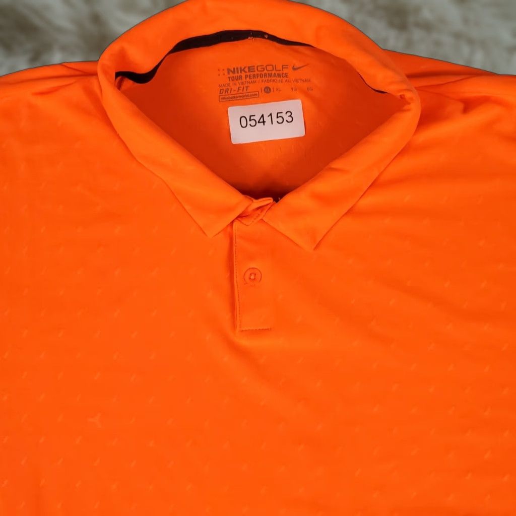 Nike Nike Polo Shirt Mens XL Orange Swoosh Golf Casual Short Sleeve Size US XL / EU 56 / 4 - 1 Thumbnail