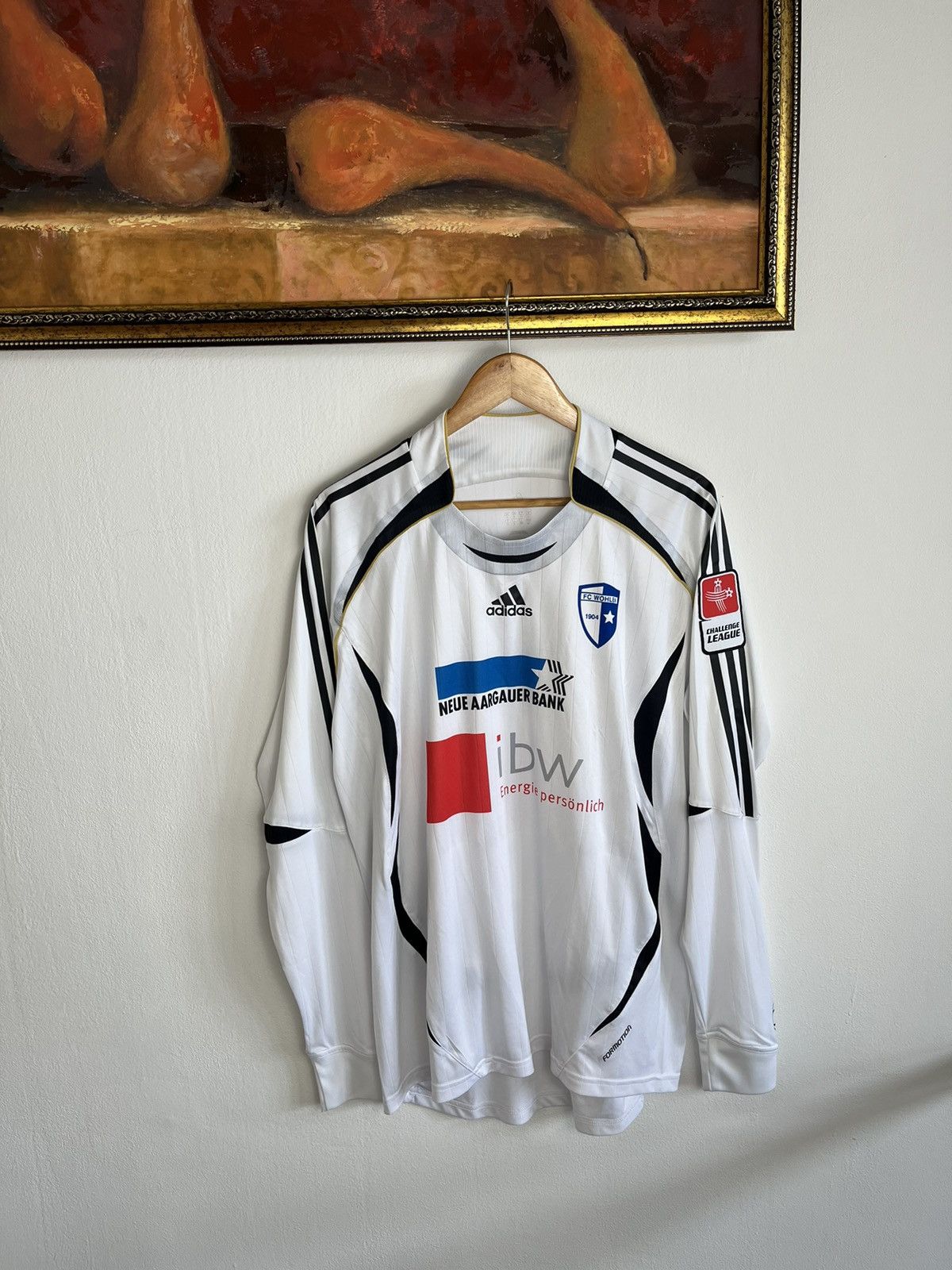 Vintage WOHLEN 2005/06 HOME SOCCER ADIDAS MATCH WORN,24 LOUIS SCHAUB Size US L / EU 52-54 / 3 - 1 Thumbnail
