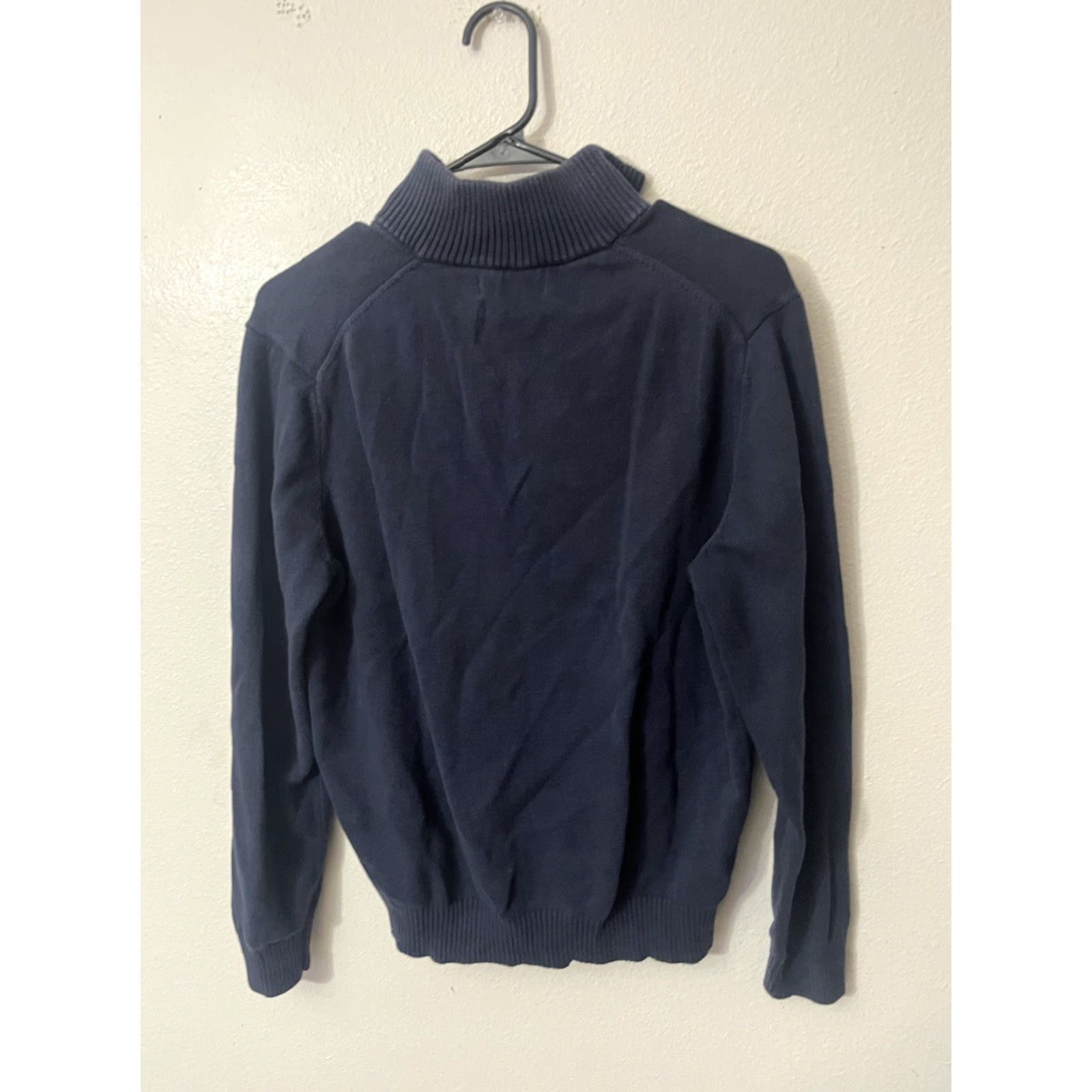 Nautica Nautica Sweater Adult Medium Navy Blue 1/4 Zip Pullover Mens Solid Size US M / EU 48-50 / 2 - 3 Thumbnail