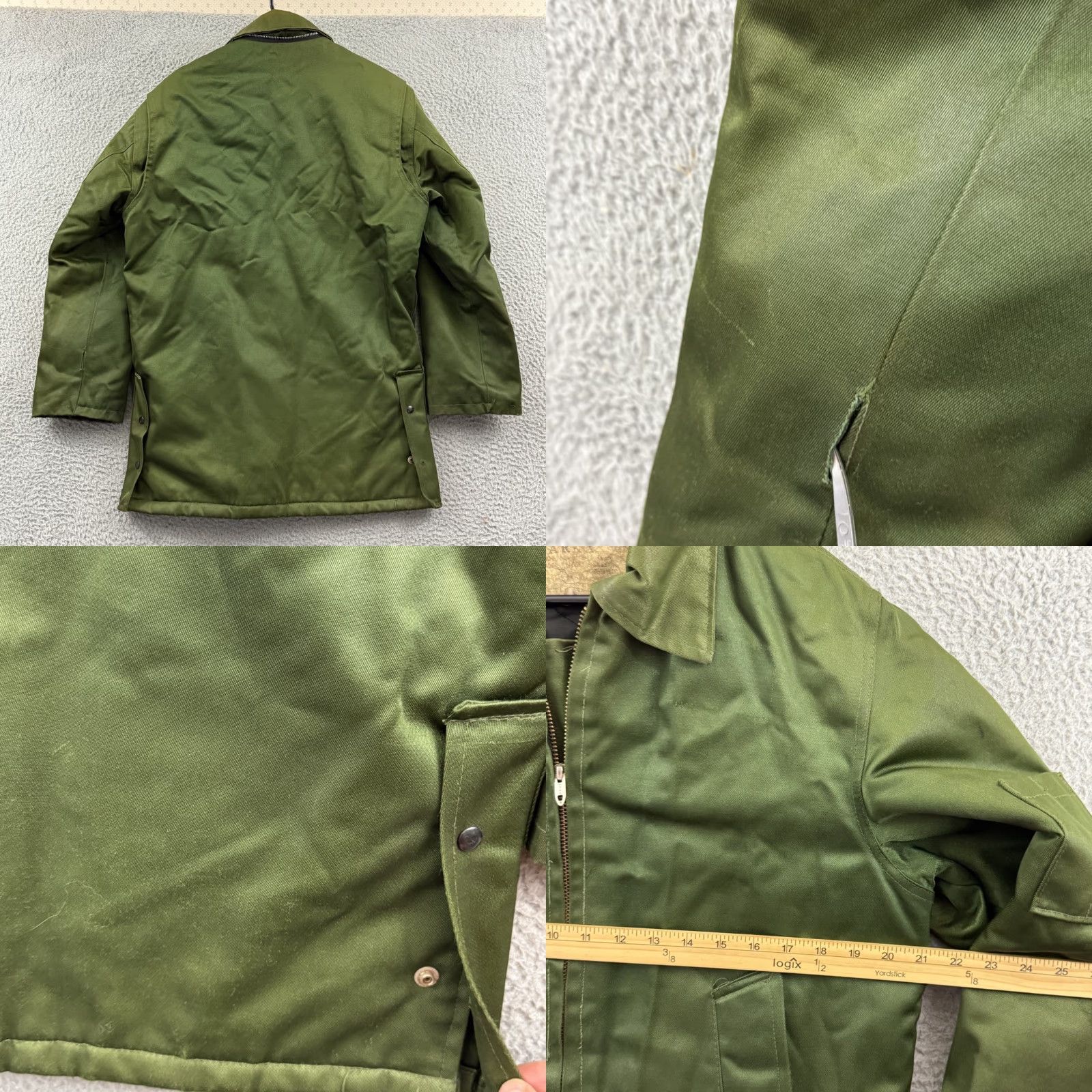 Vintage VINTAGE Army Parka Jacket Men’s Small Green Full Zip 70s Military Talon Size US S / EU 44-46 / 1 - 8 Thumbnail