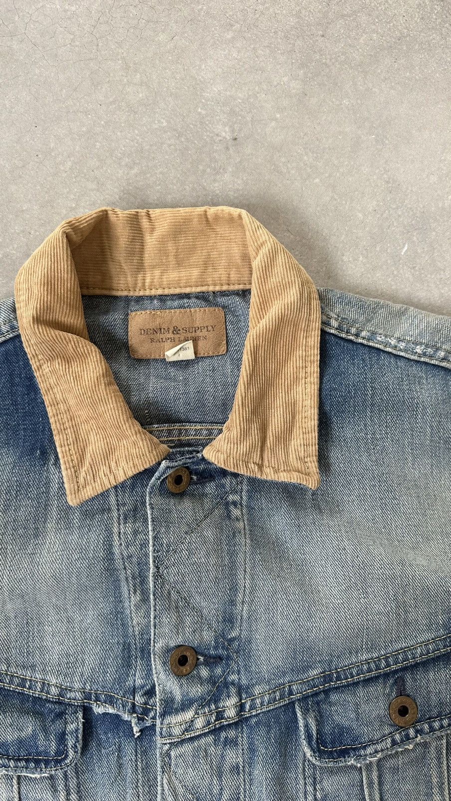 Denim & Supply Ralph Lauren VINTAGE DENIM & SUPPLY RL DISTRESSES JEANS JACKET Size US M / EU 48-50 / 2 - 9 Thumbnail