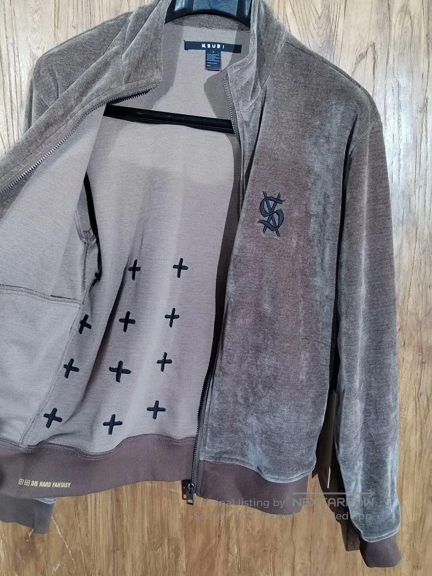 Ksubi KSUBI Antidote Track Jacket in Brown. Size US S / EU 44-46 / 1 - 5 Thumbnail