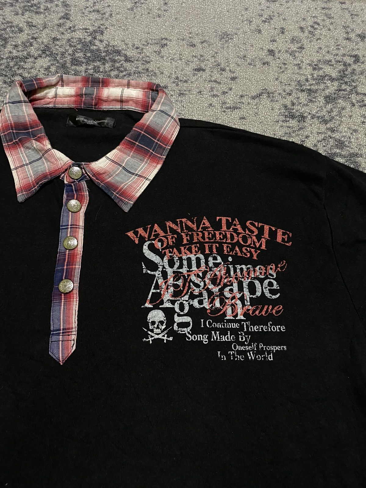 Hysteric Glamour Y2k Intheattic ifsixwasnine polo shirt Size US XL / EU 56 / 4 - 3 Thumbnail