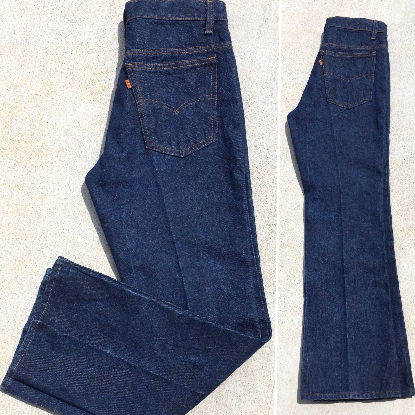 Vintage Vintage Levi’s 517 Orange Tab Jeans 585 Stamp High Waist 32 30 Measure 32 30.5 Denim Blue Regular 32 Inseam 30 Zipper Fly N/A Size US 32 / EU 48 - 5 Thumbnail