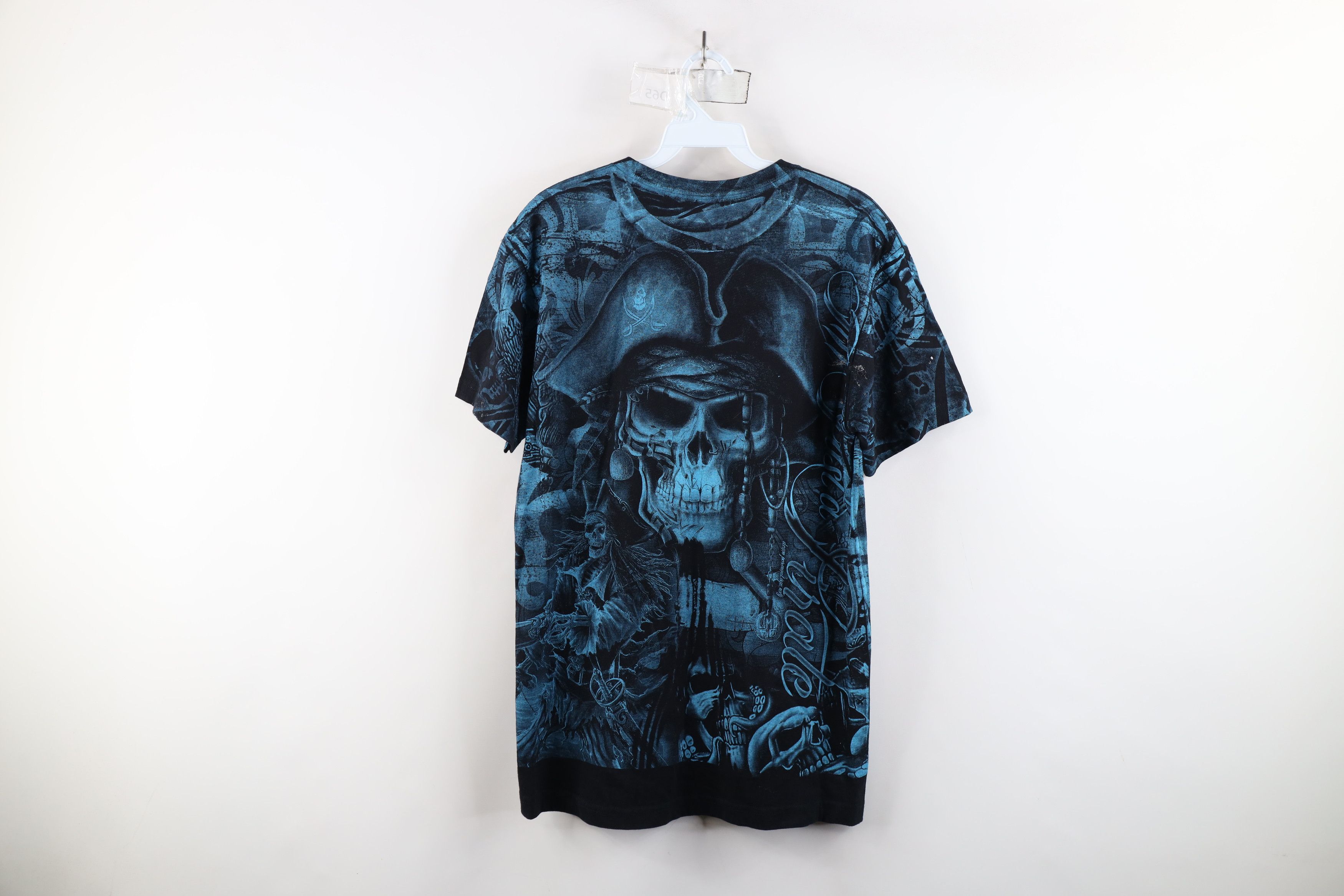 Vintage Vintage Y2K Streetwear Pirate All Over Print T-Shirt Size US M / EU 48-50 / 2 - 12 Thumbnail