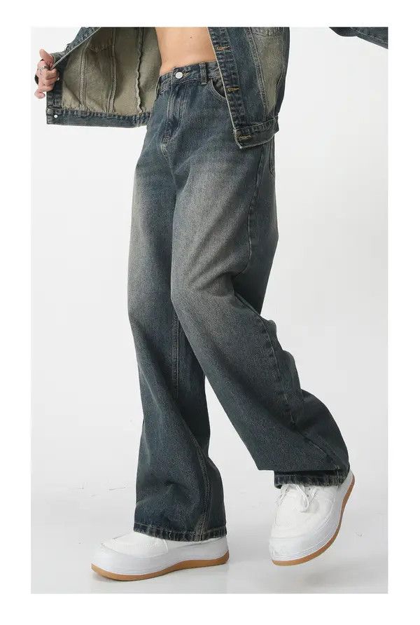 VIBE casual retro denim trousers Size US 32 / EU 48 - 2 Thumbnail