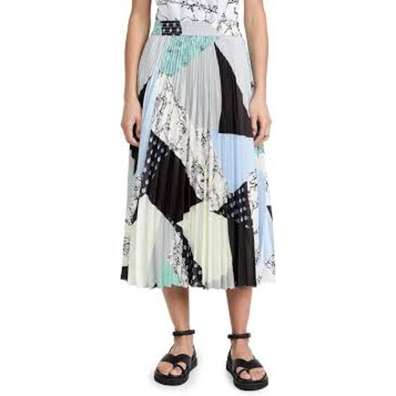 Club Monaco Elasticated Slip Pleat Midi Skirt – Size Small