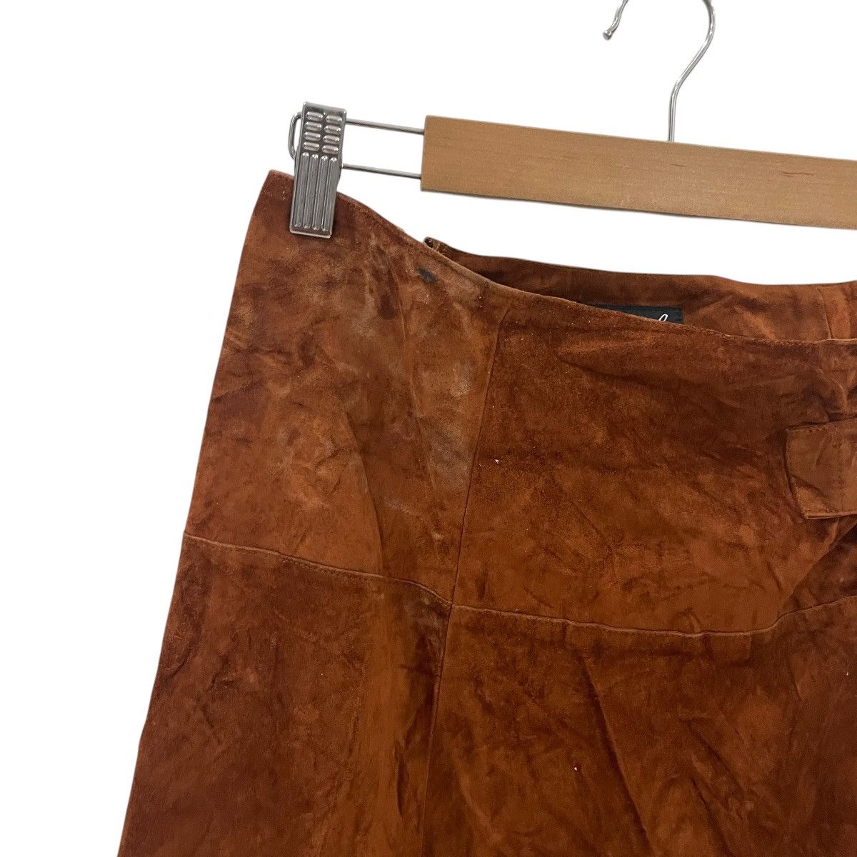 agnes b. Vintage Agnes B Leather Skirts Size 29" - 3 Thumbnail