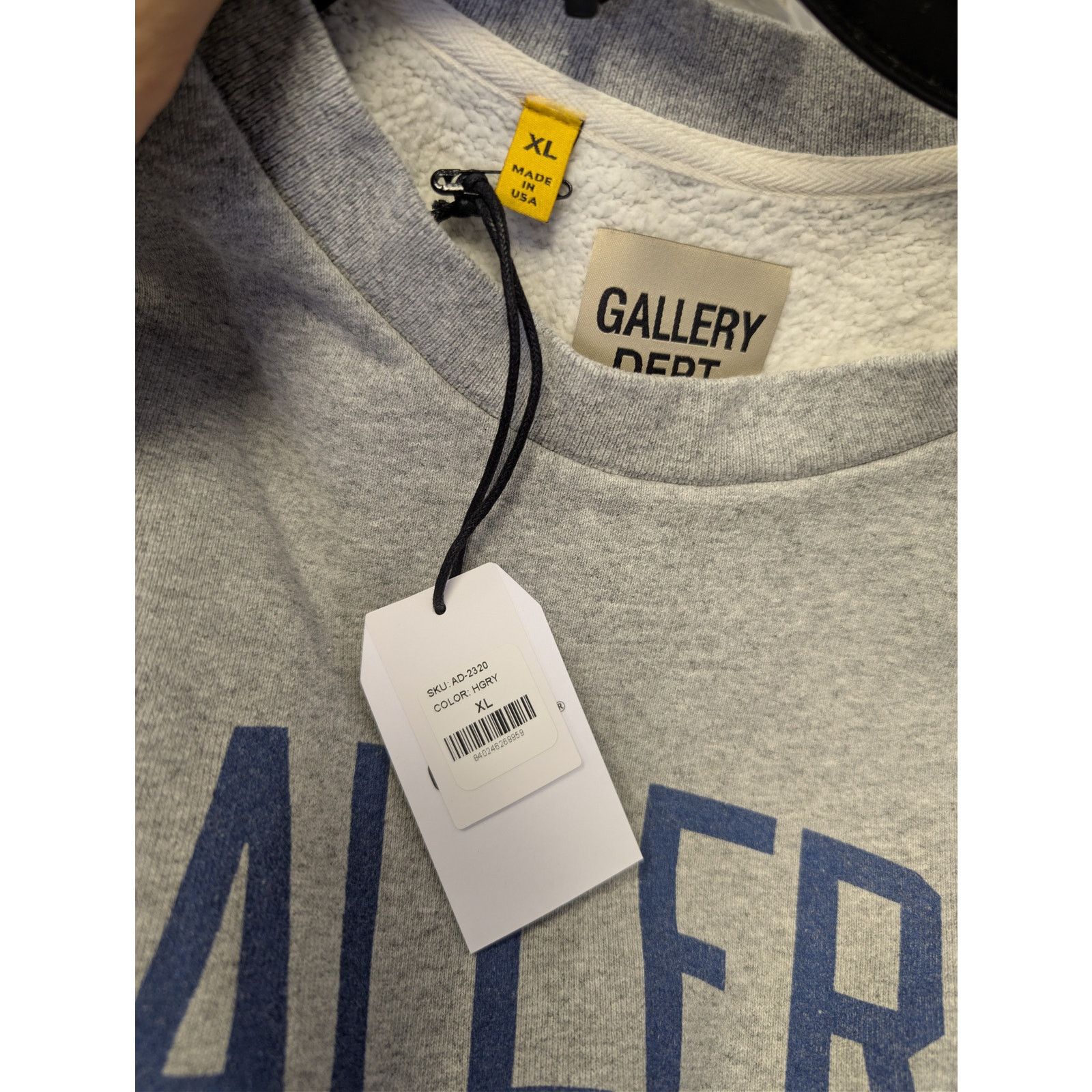 Gallery Dept. o1rshd1 Q:2 / Logo Crewneck Sweater in Gray Size US XL / EU 56 / 4 - 20 Thumbnail