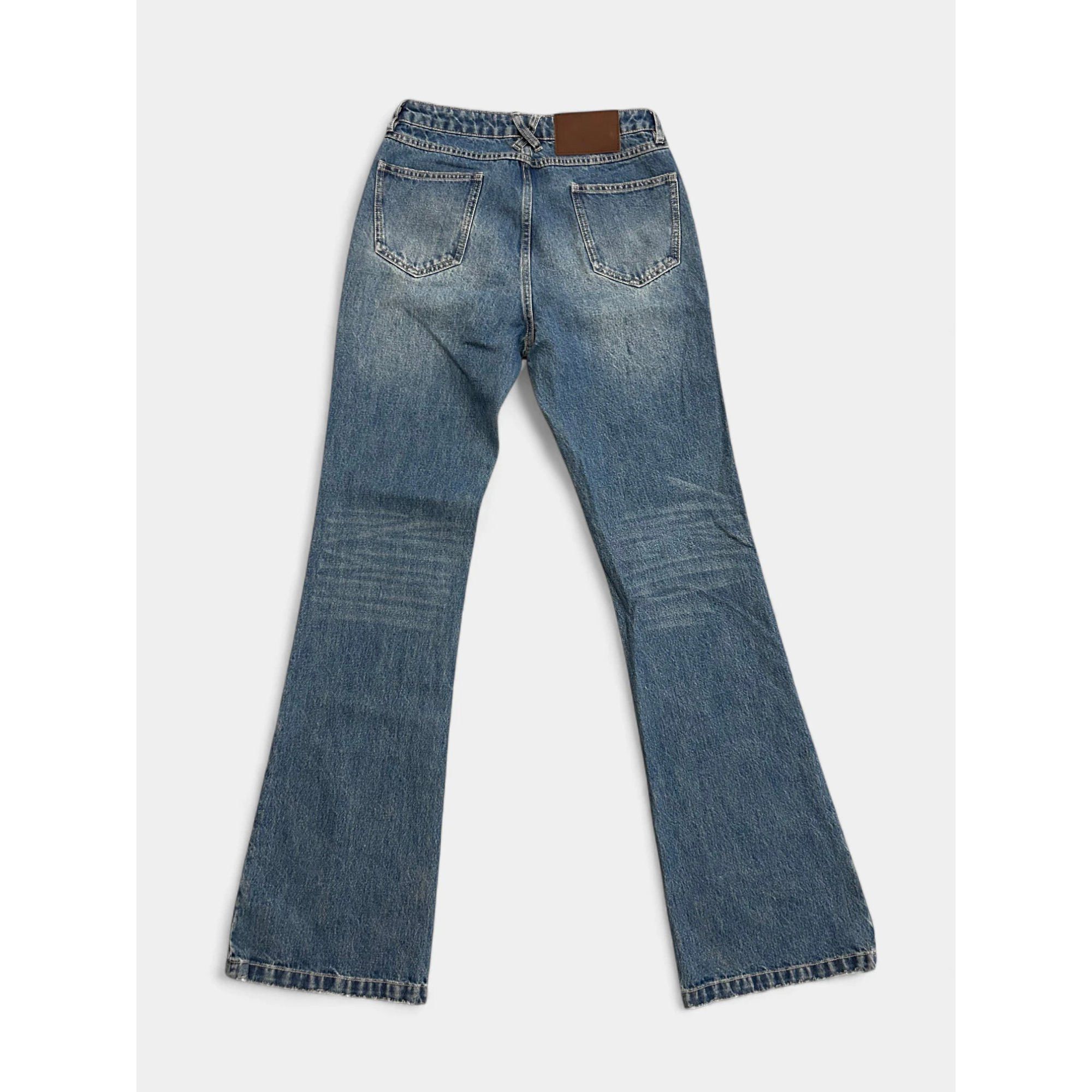 Fax Copy Express Fax Copy Express 2000's Blue Flared Jeans Size US 30 / EU 46 - 4 Thumbnail