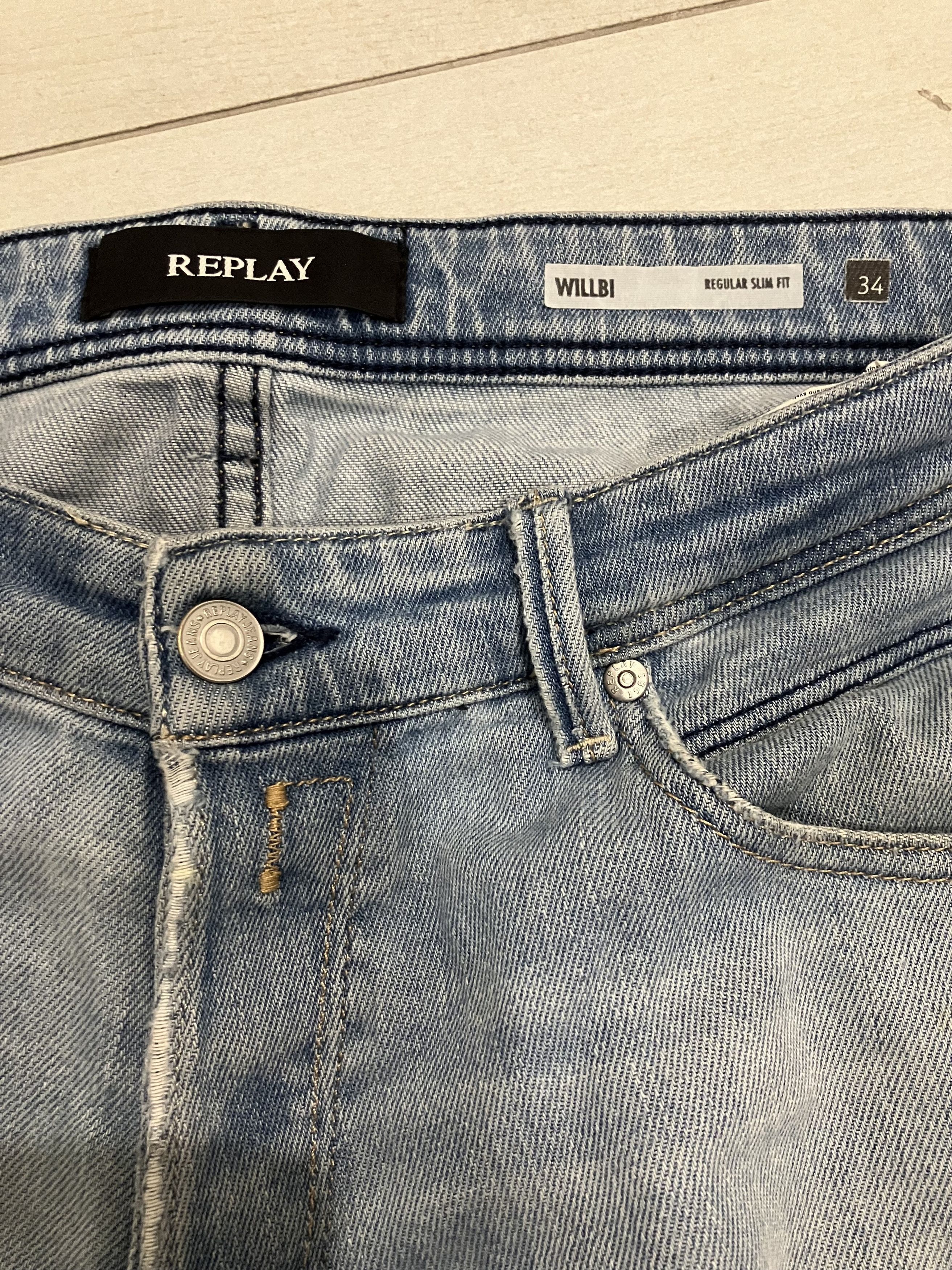 Replay Willbi Regular Slim Fit Size US 34 / EU 50 - 4 Thumbnail