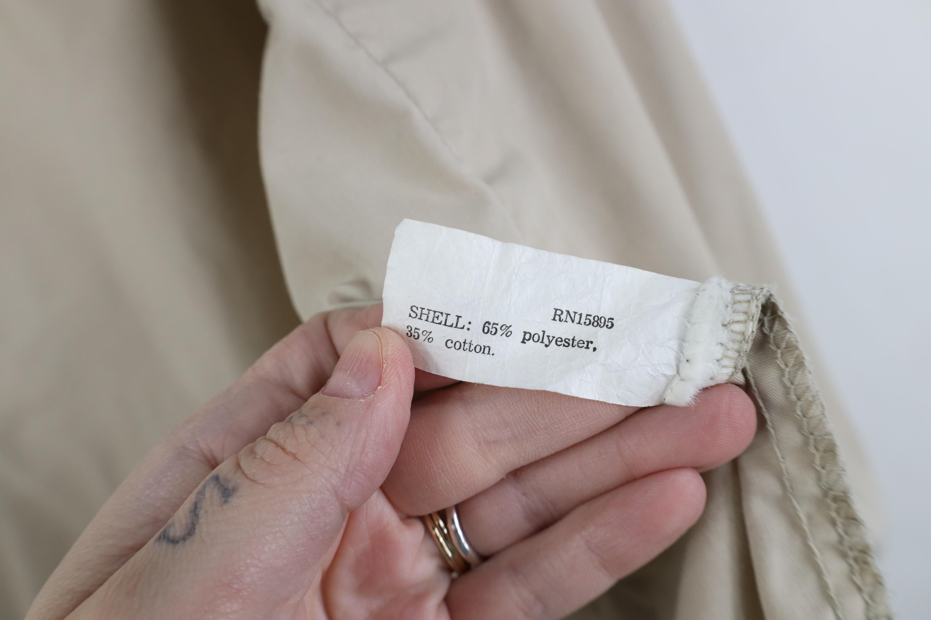Vintage Vintage 70s Streetwear Full Zip Bomber Jacket Beige USA Size US XXL / EU 58 / 5 - 14 Thumbnail