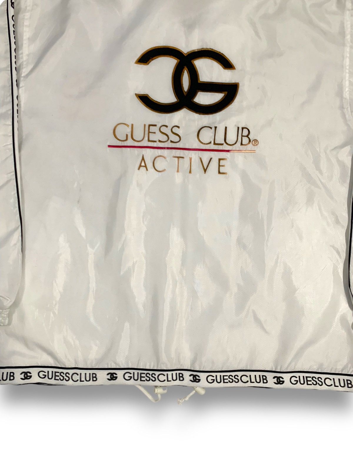 Guess Vintage Guess Club Big Logo Embroidered Jacket like Chanel Size US XL / EU 56 / 4 - 14 Thumbnail